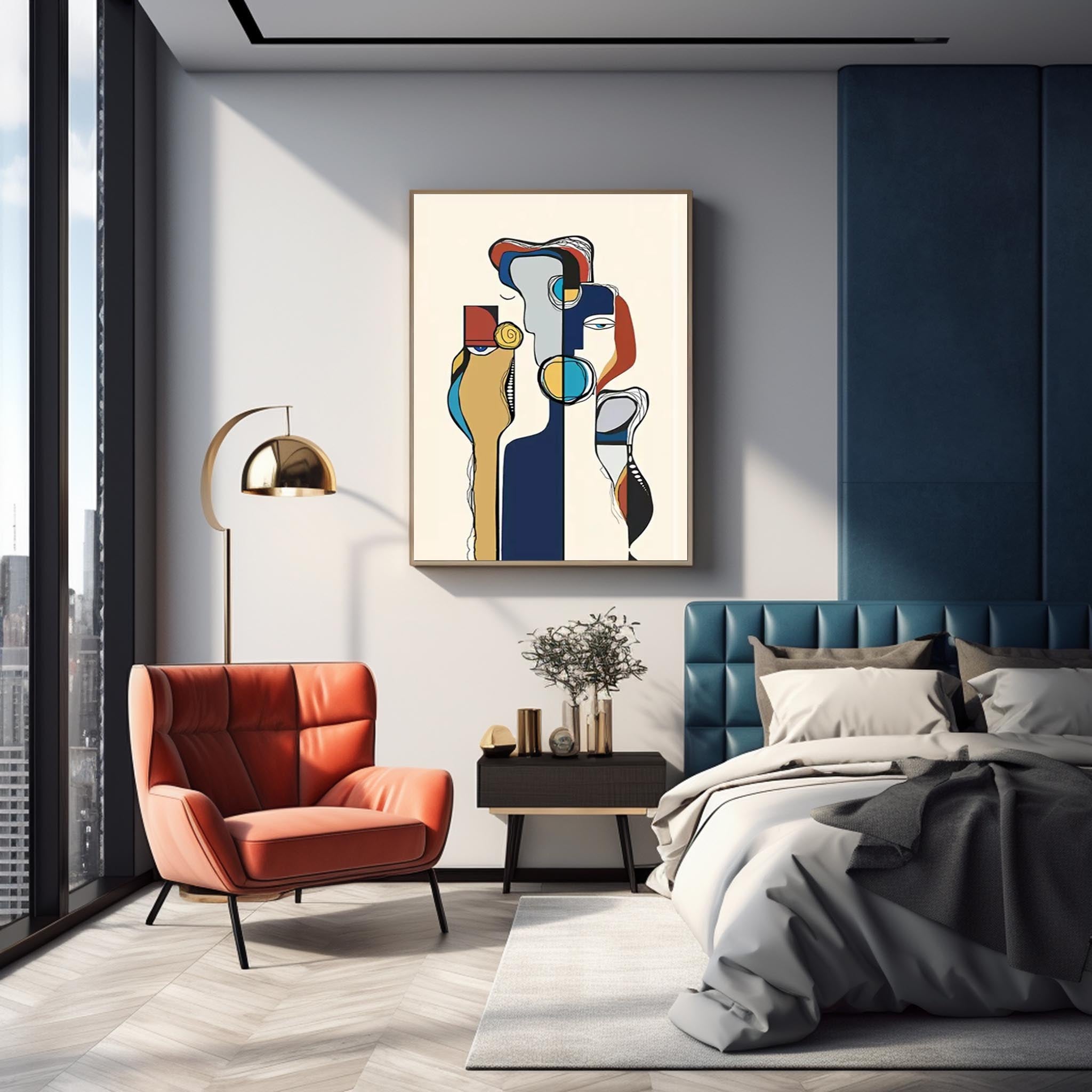 Abstract Canvas Art #AB407