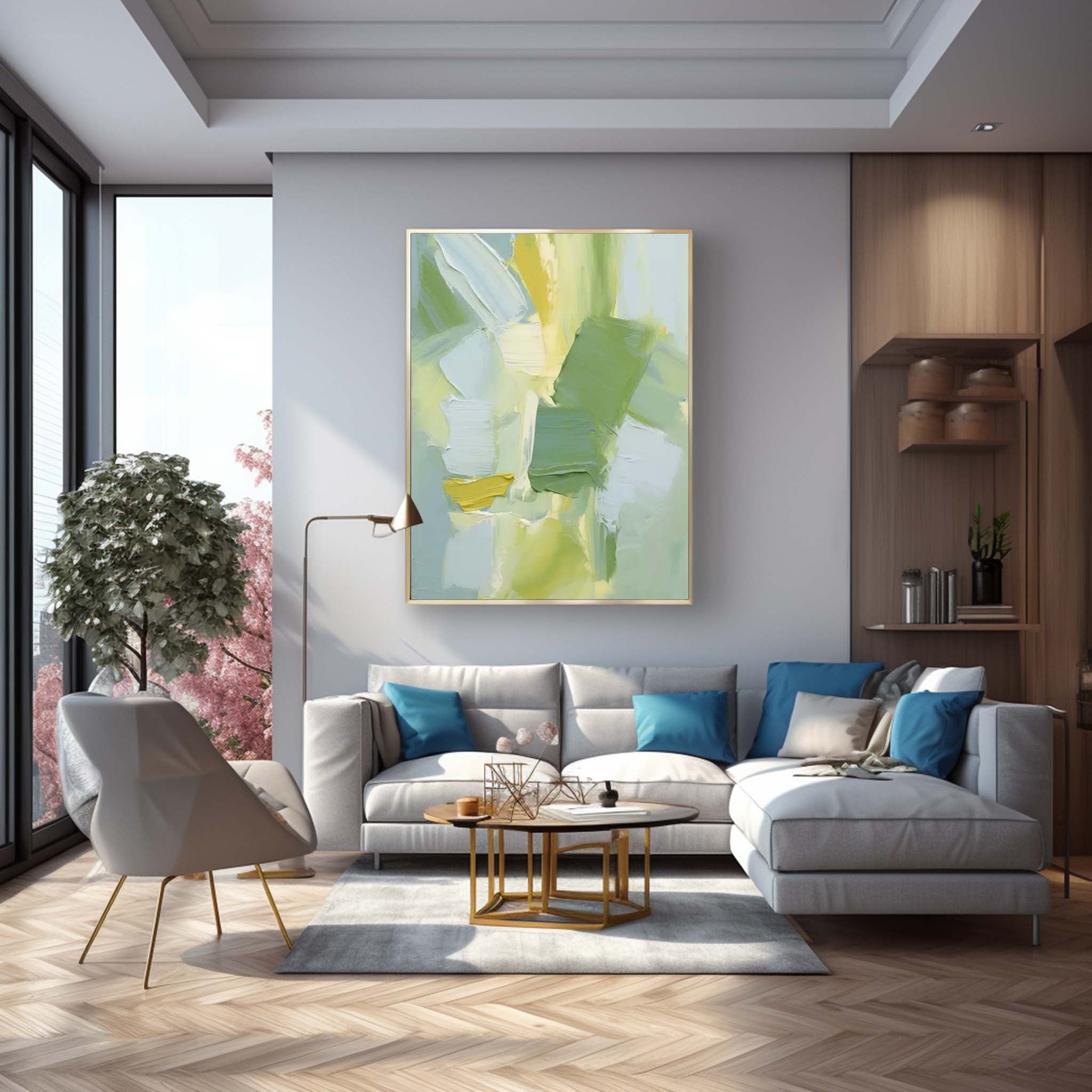 Abstract Canvas Art #AB305