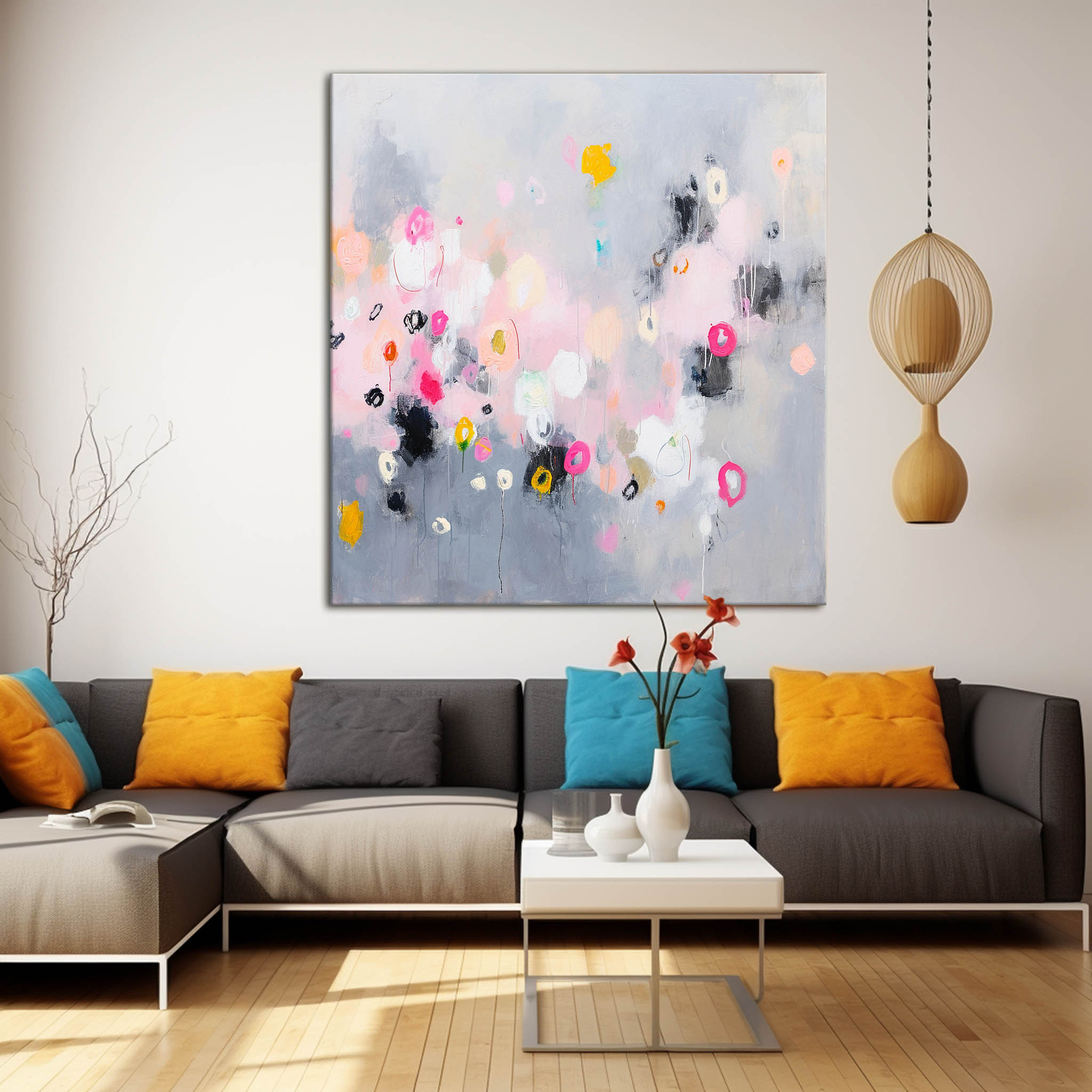 Abstract Canvas Art #AB390