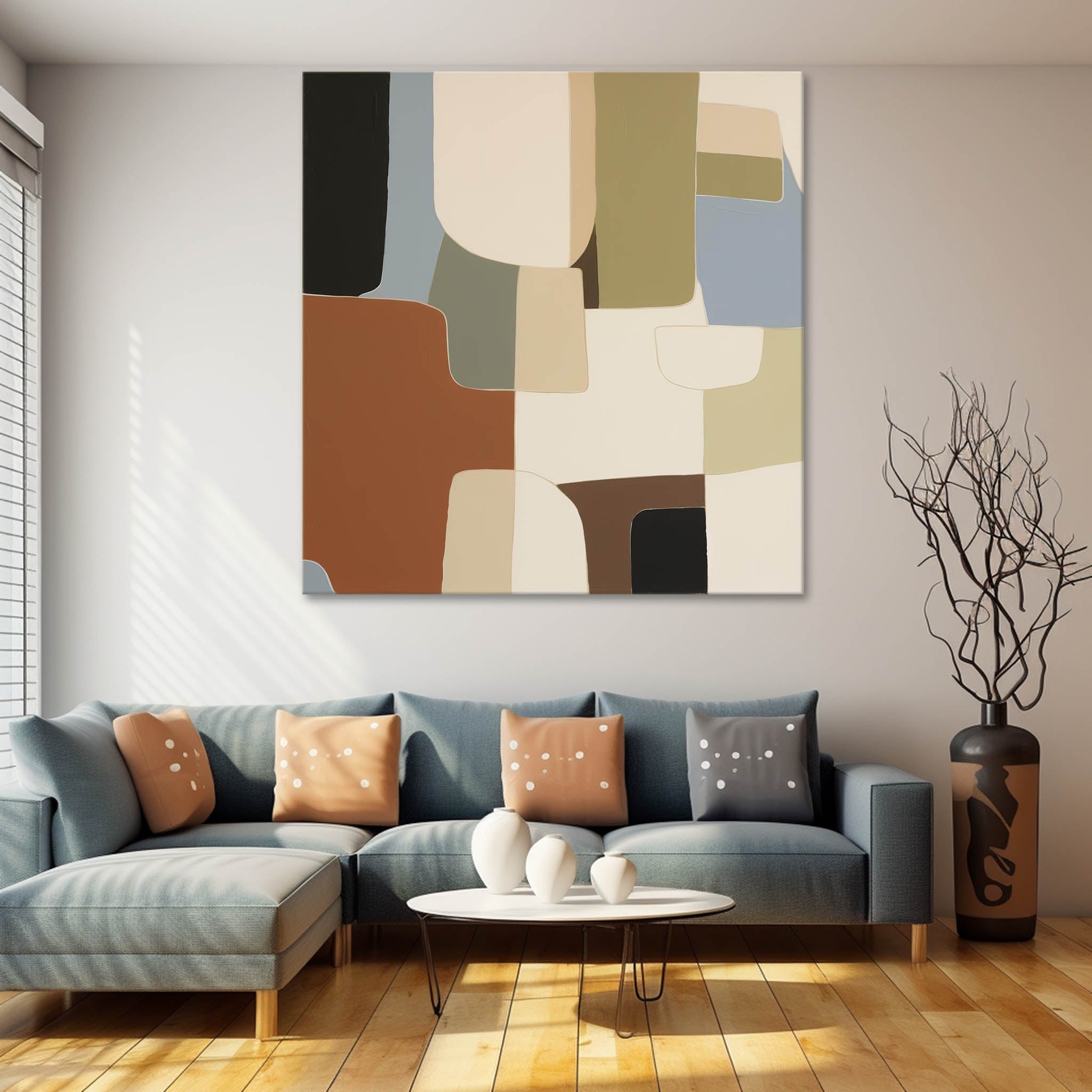 Abstract Canvas Art #AB369