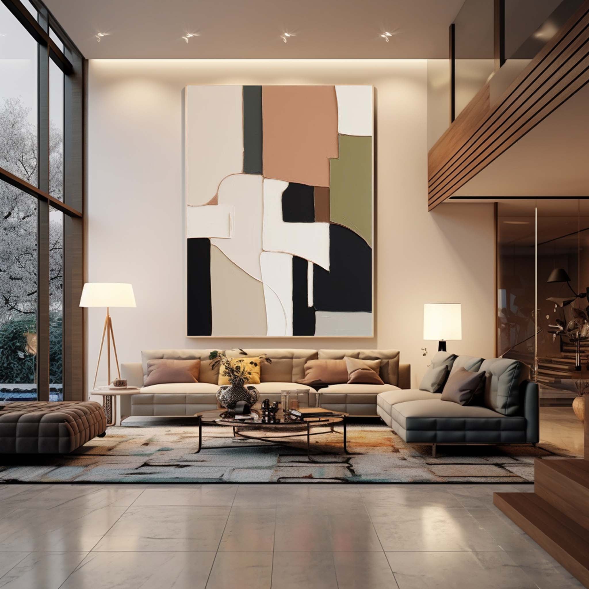 Abstract Canvas Art #AB343