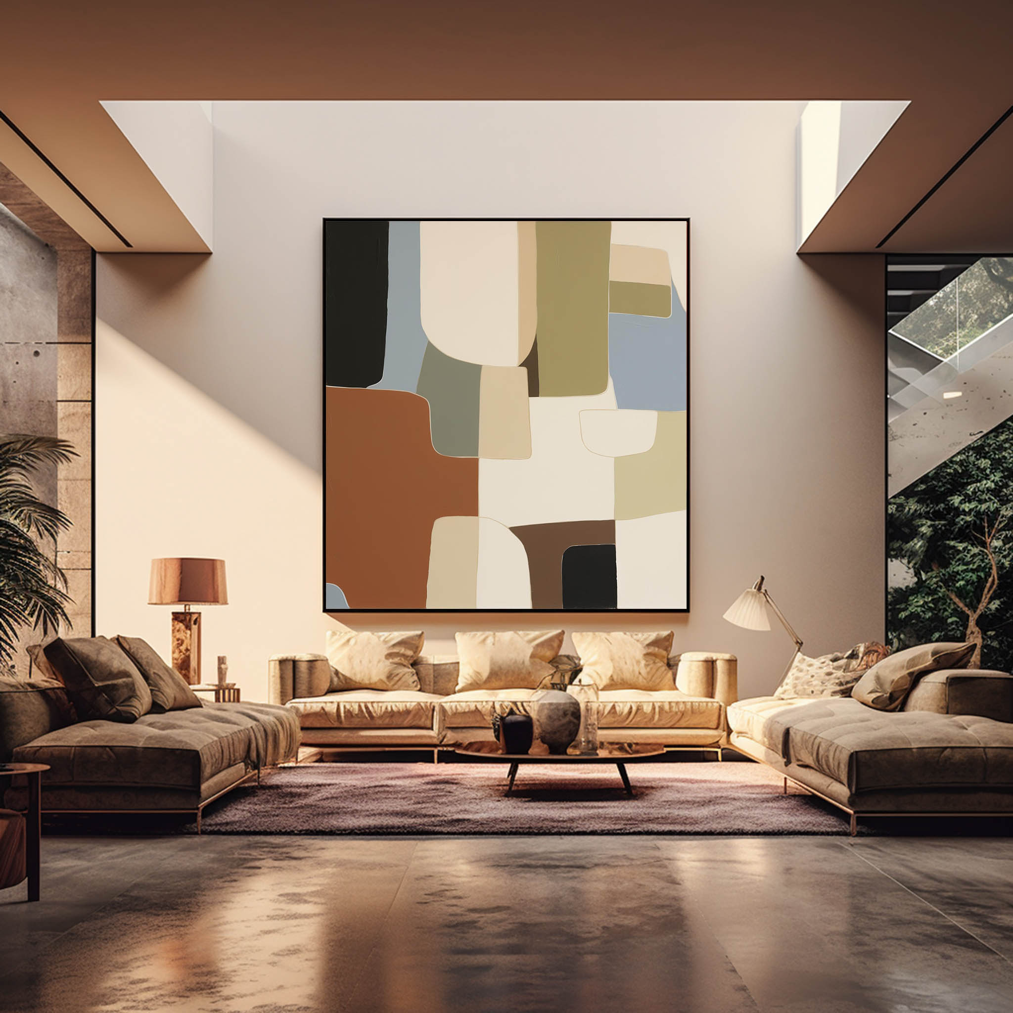 Abstract Canvas Art #AB369