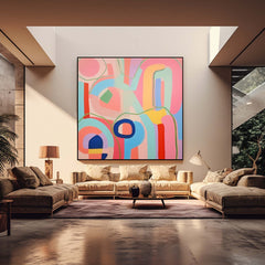 Abstract Canvas Art #AB439