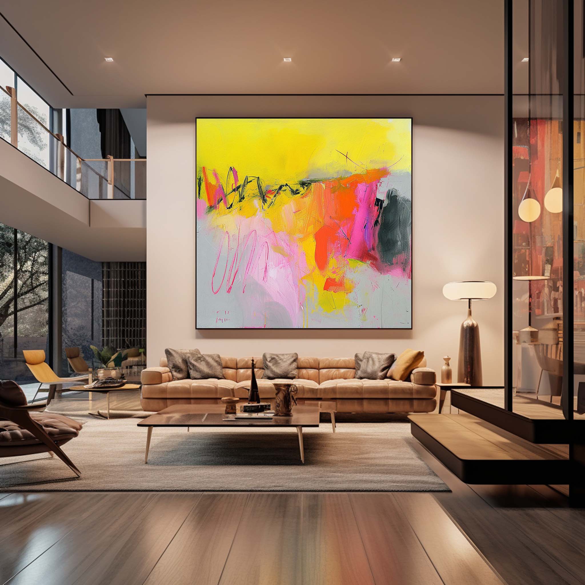 Abstract Canvas Art #AB423