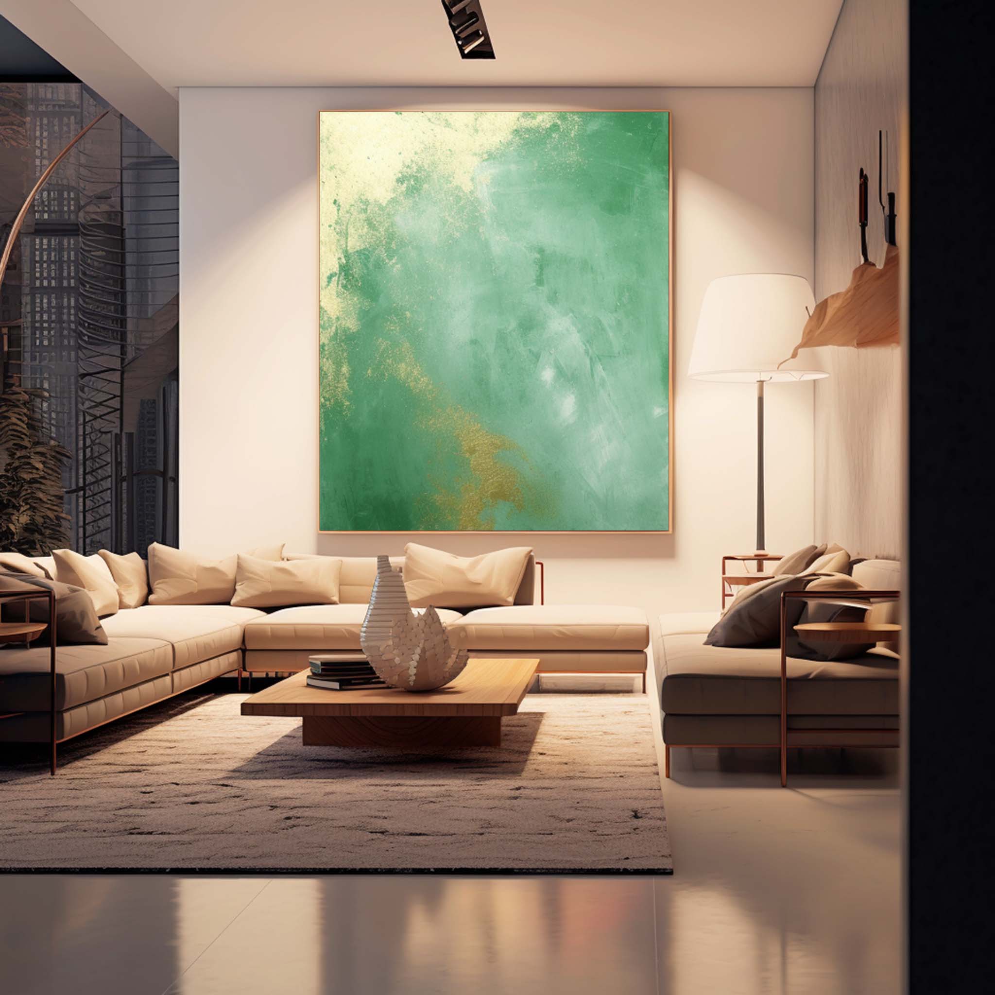 Abstract Canvas Art #AB351
