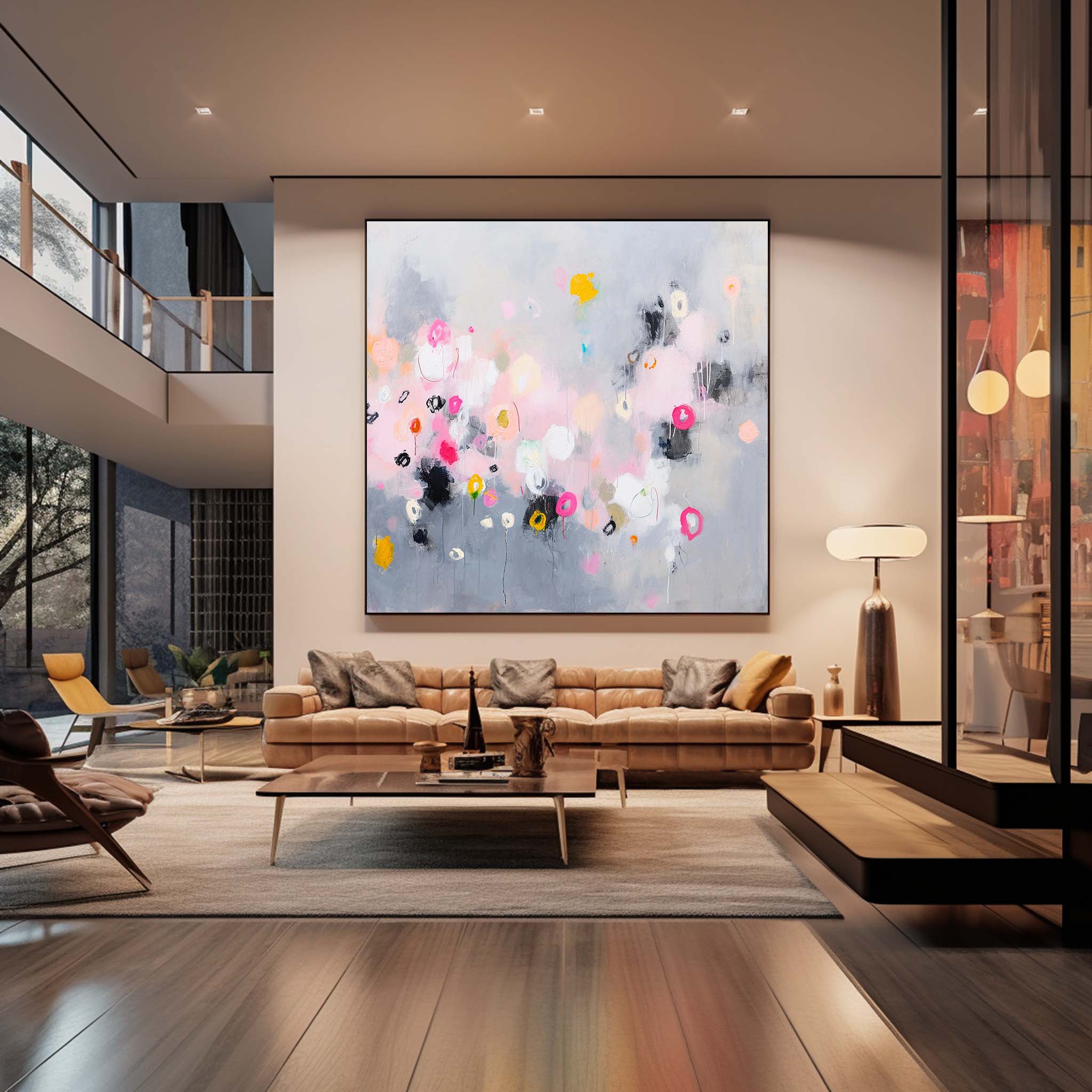 Abstract Canvas Art #AB390