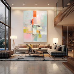 Abstract Canvas Art #AB354