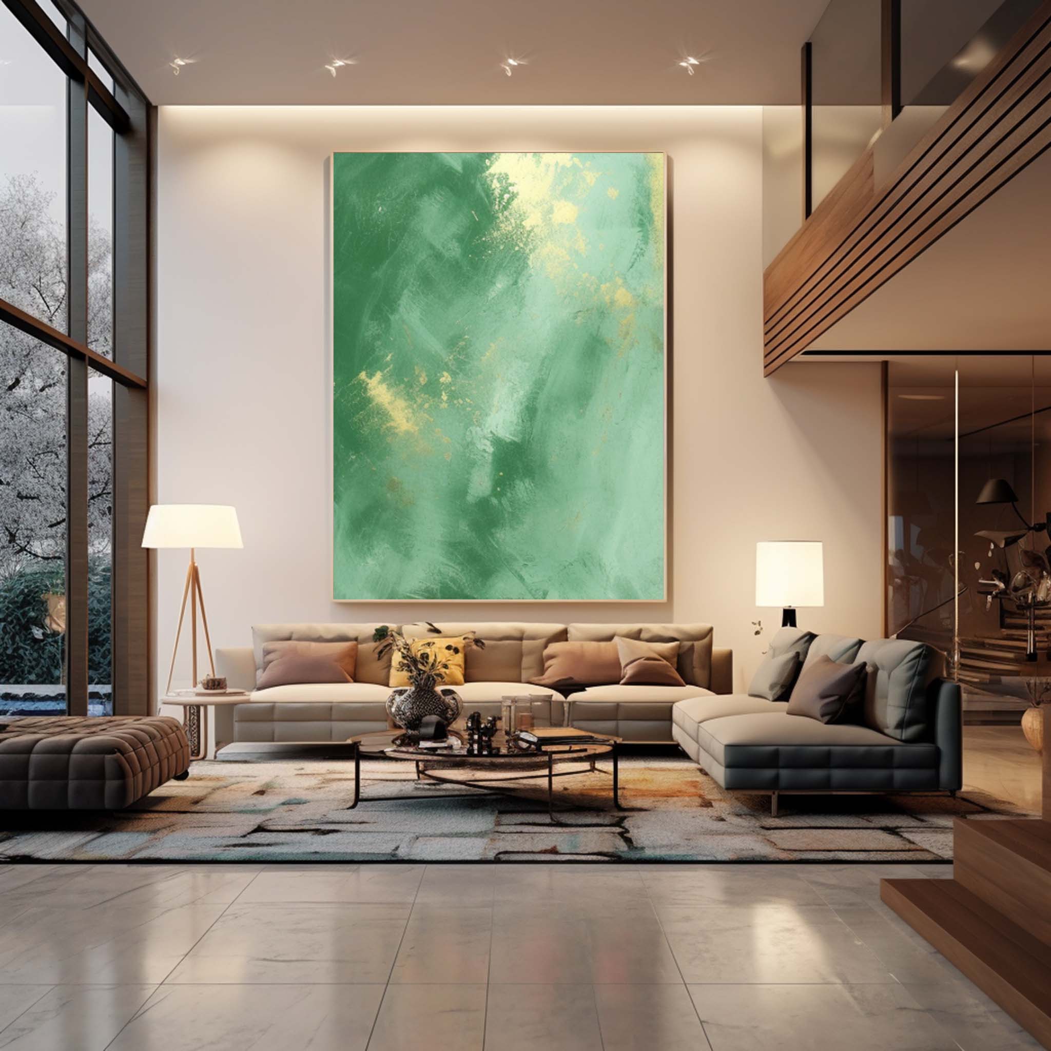 Abstract Canvas Art #AB350