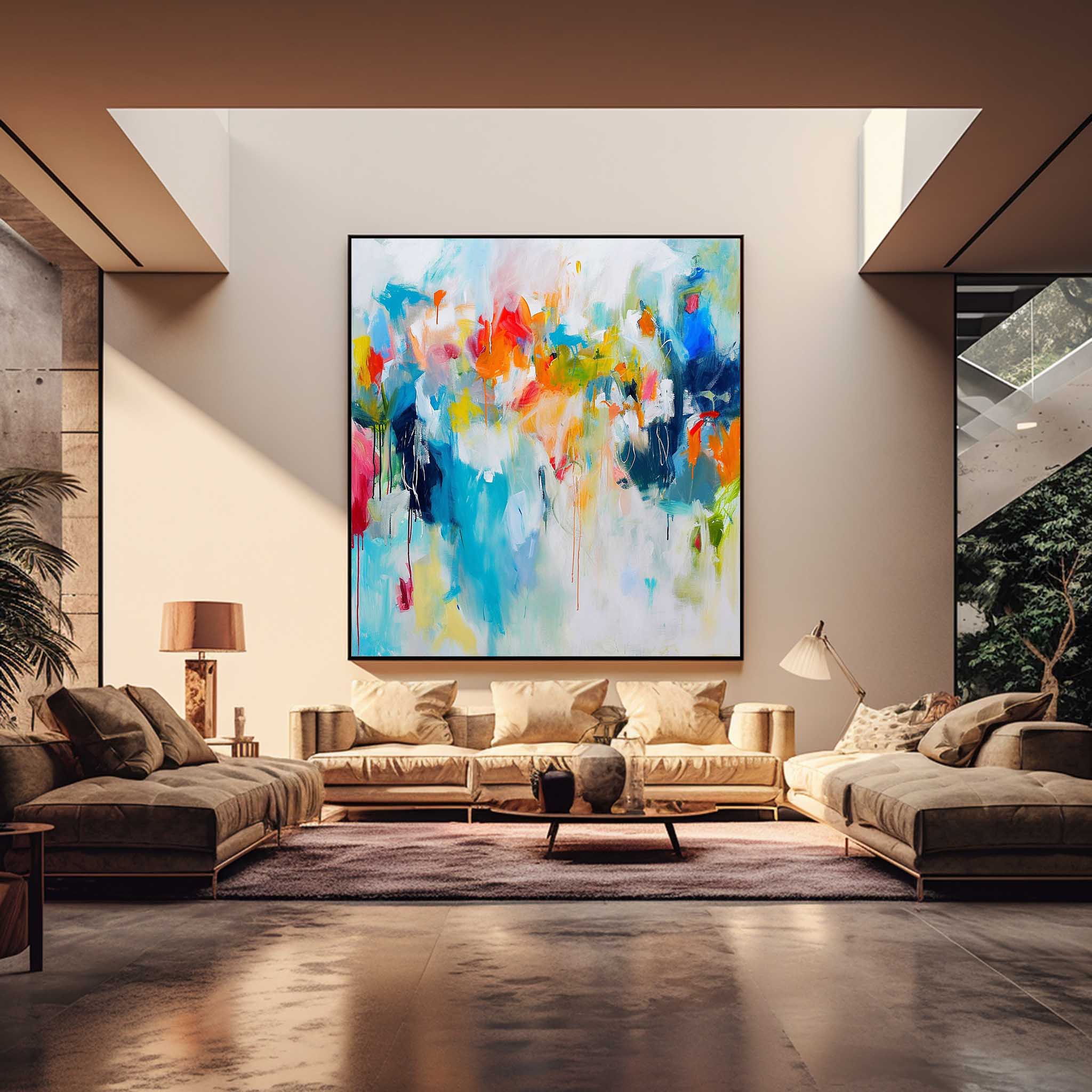 Abstract Canvas Art #AB421