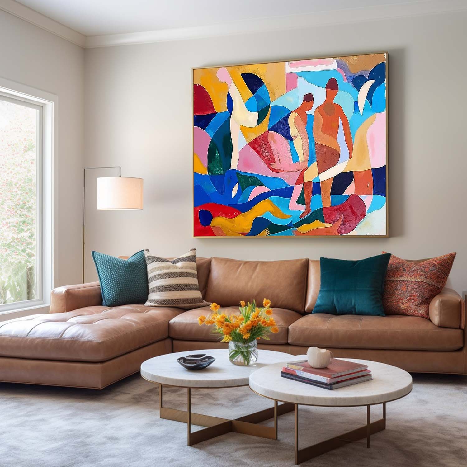 Abstract Canvas Art #AB547