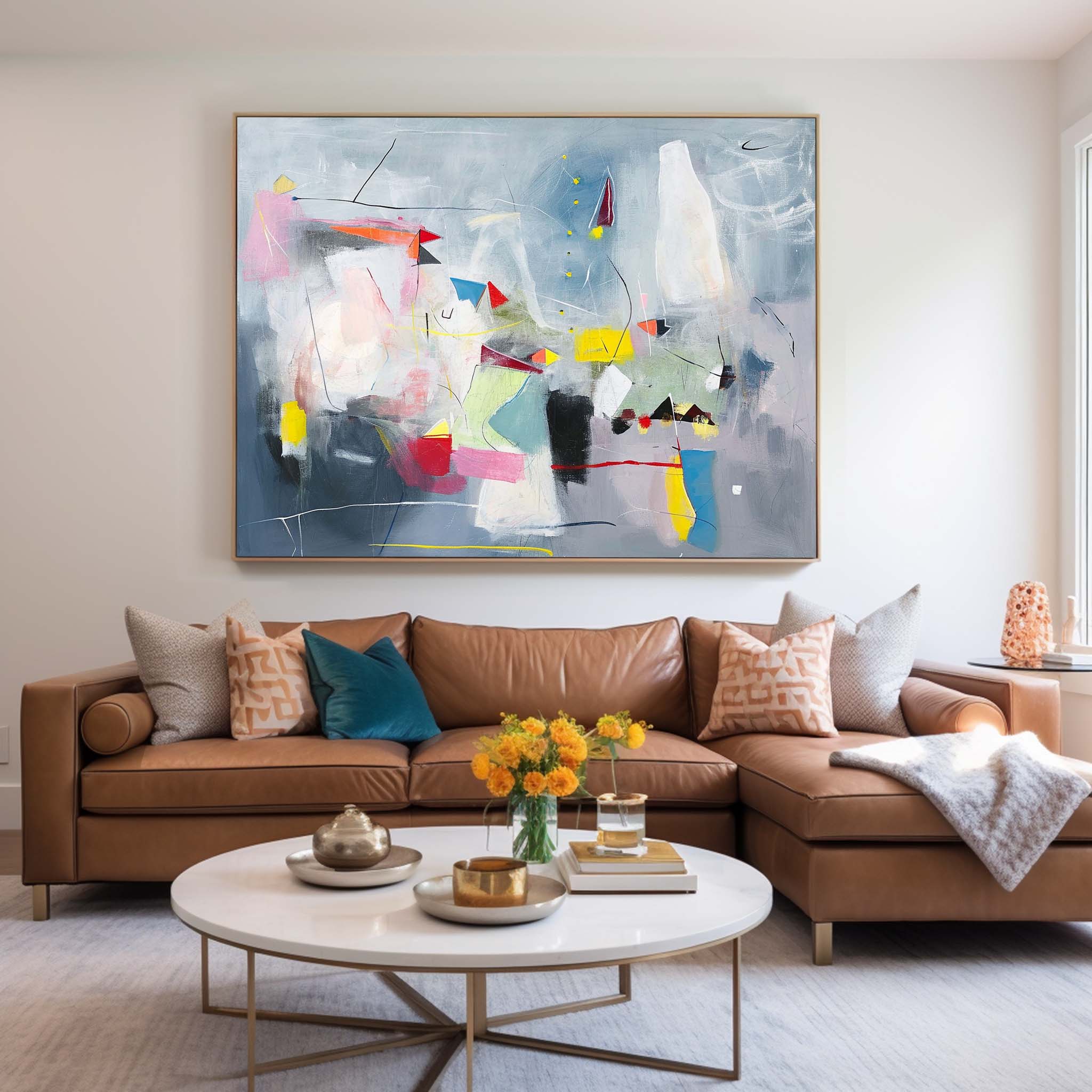 Abstract Canvas Art #AB431