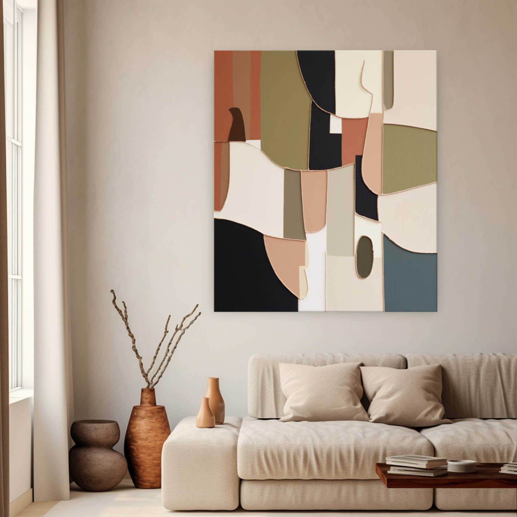 Abstract Canvas Art #AB347