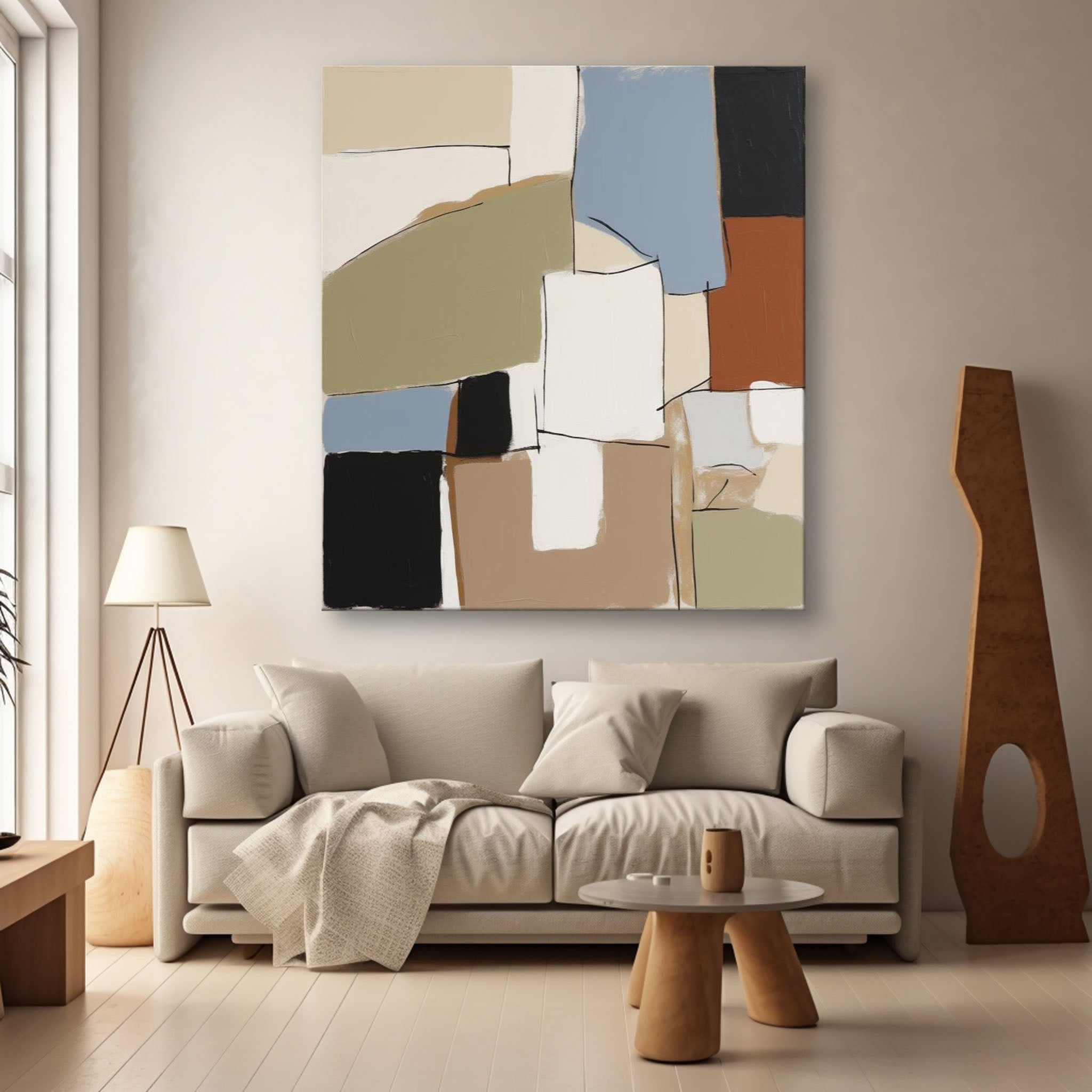 Abstract Canvas Art #AB339