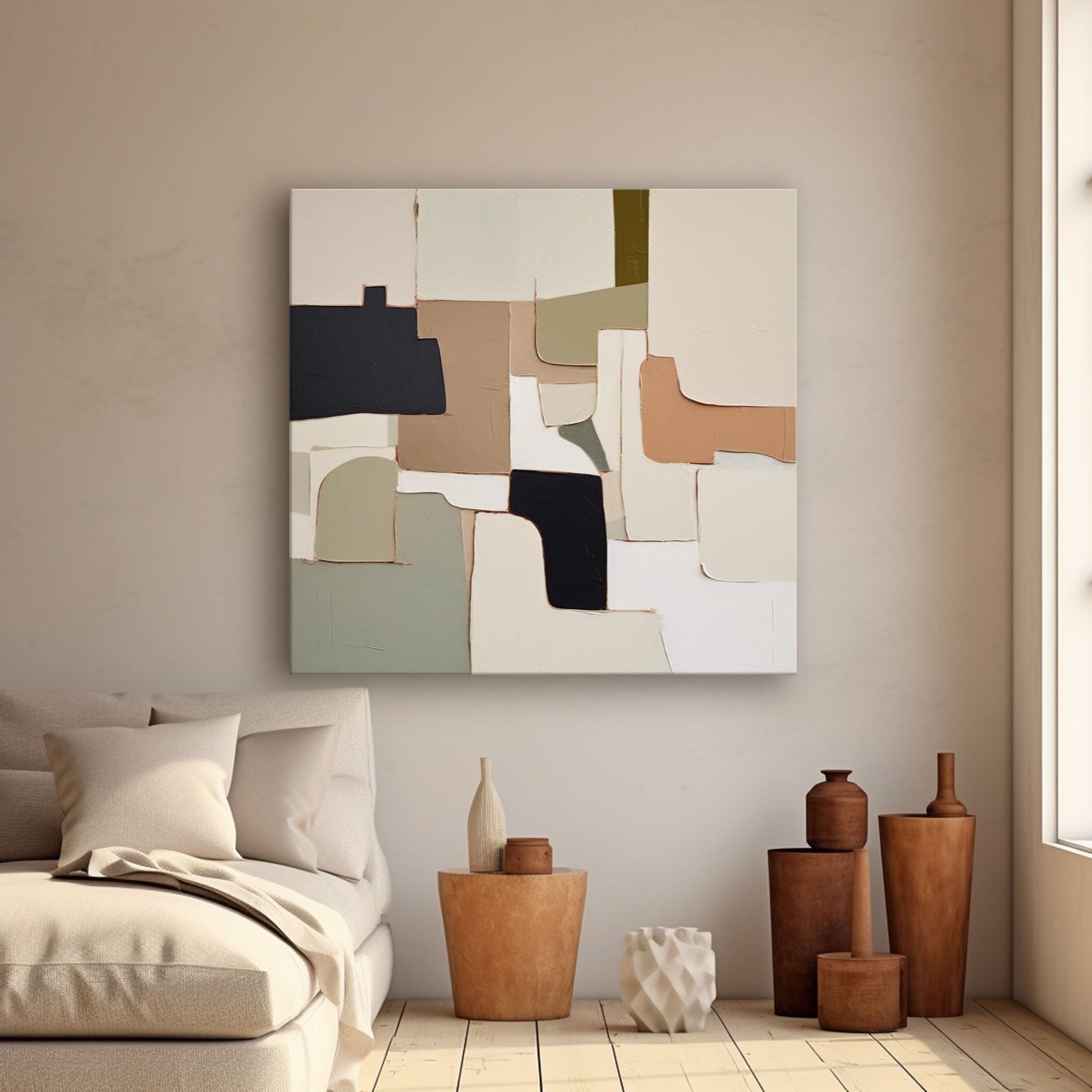 Abstract Canvas Art #AB342