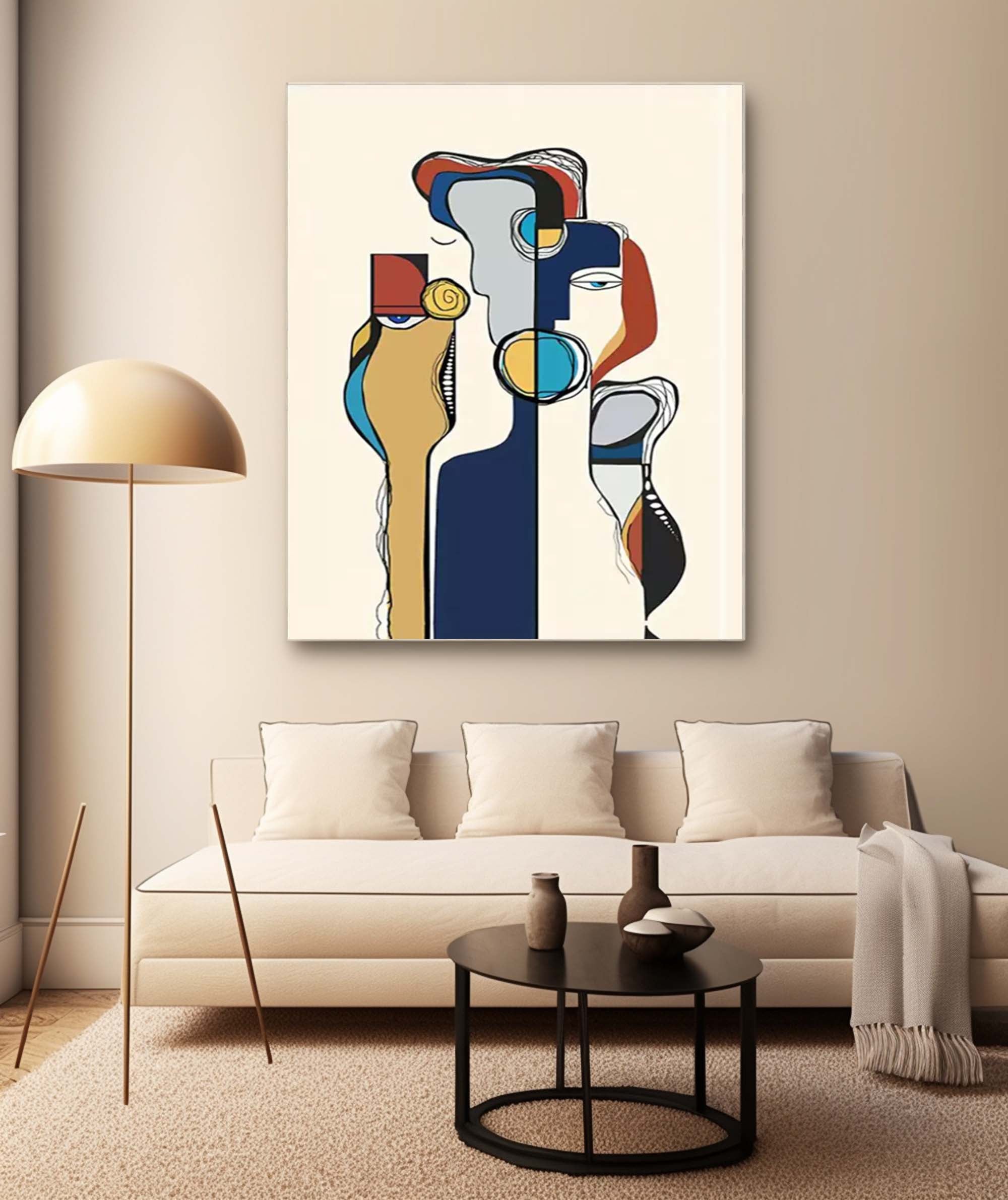Abstract Canvas Art #AB407