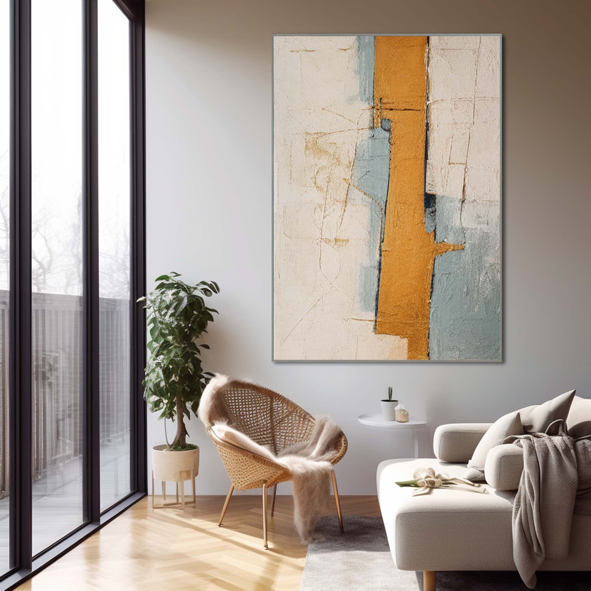 Abstract Canvas Art #AB366