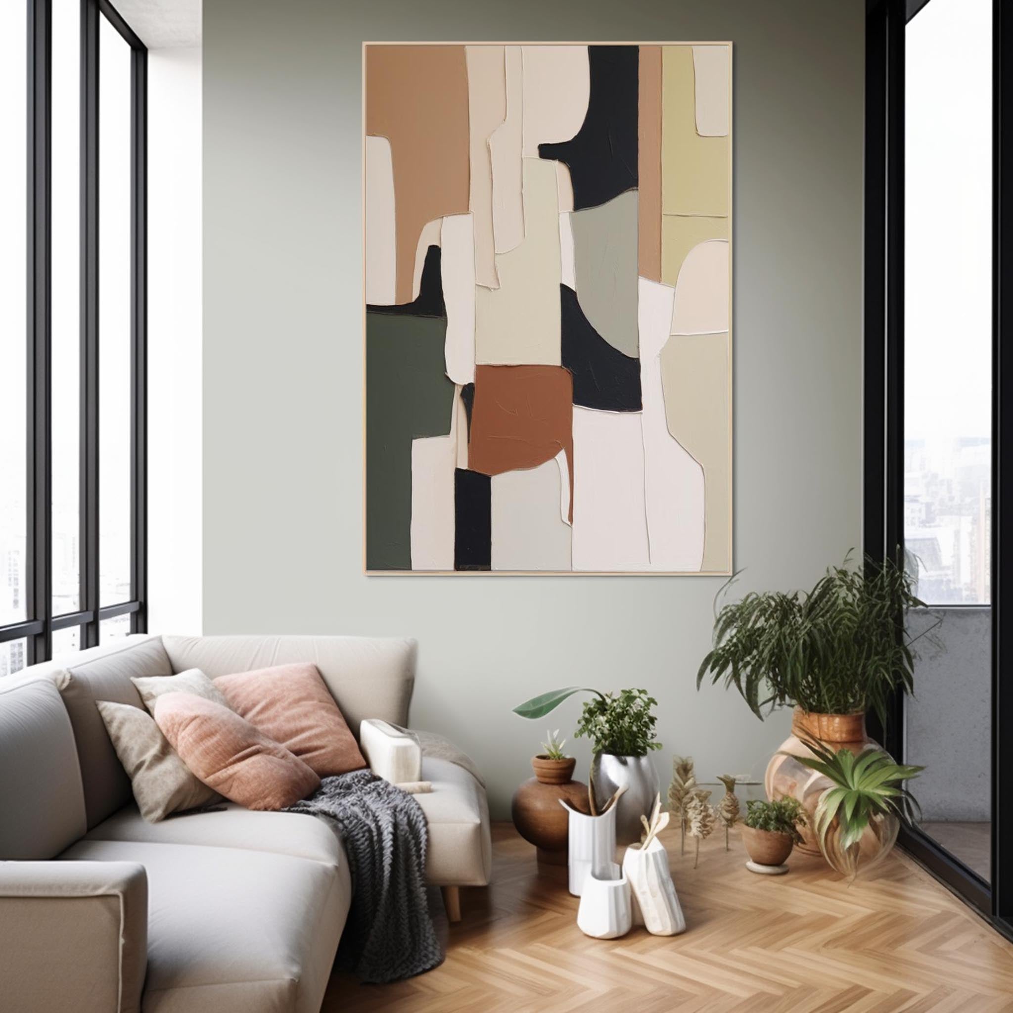 Abstract Canvas Art #AB345