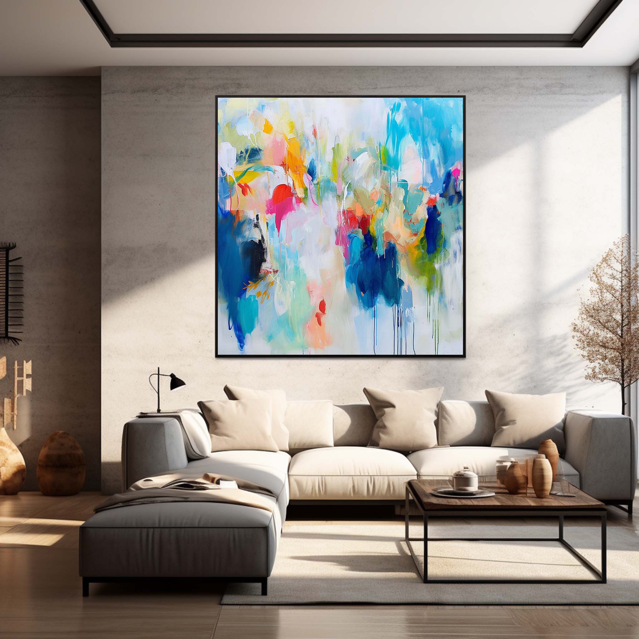 Abstract Canvas Art #AB420