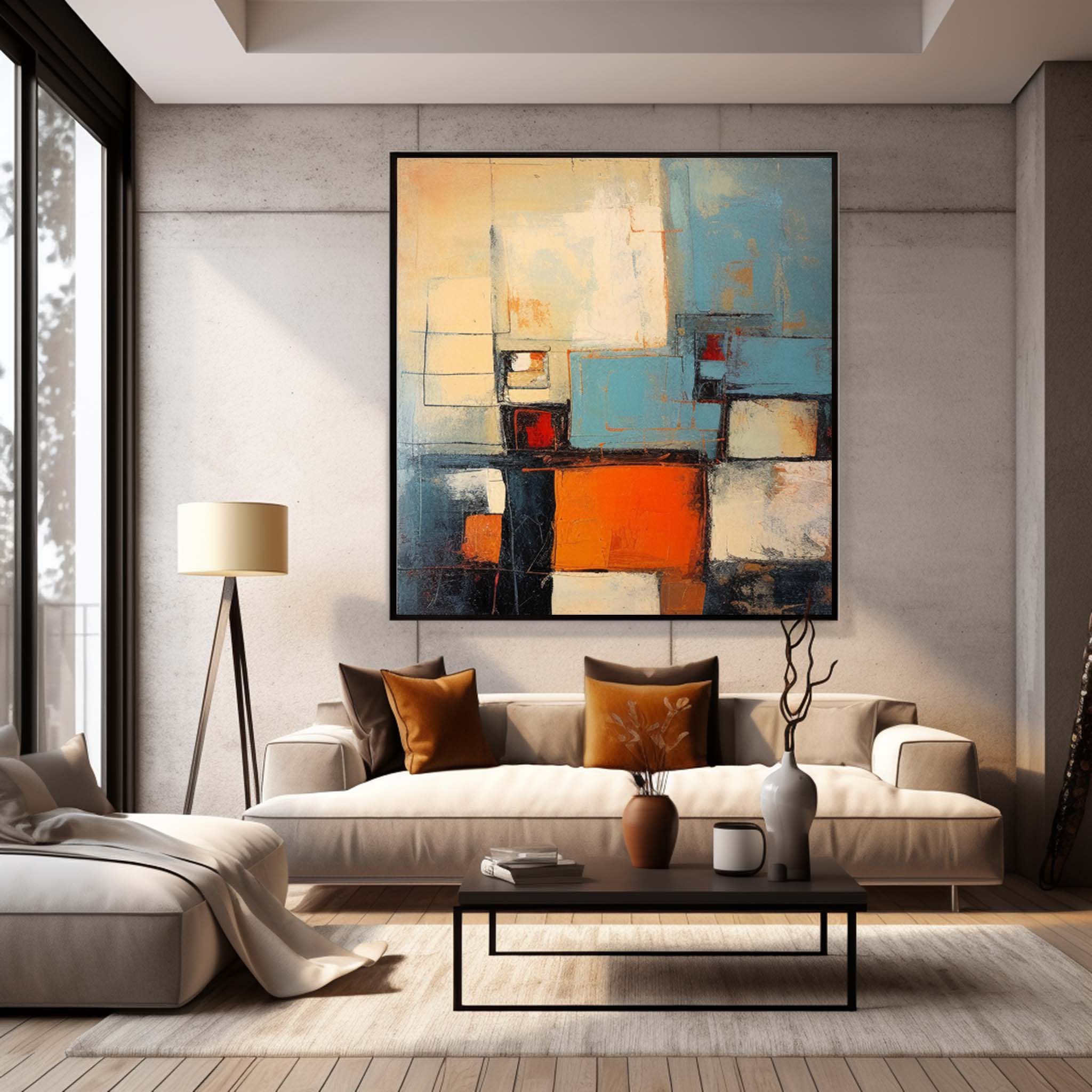 Abstract Canvas Art #AB318