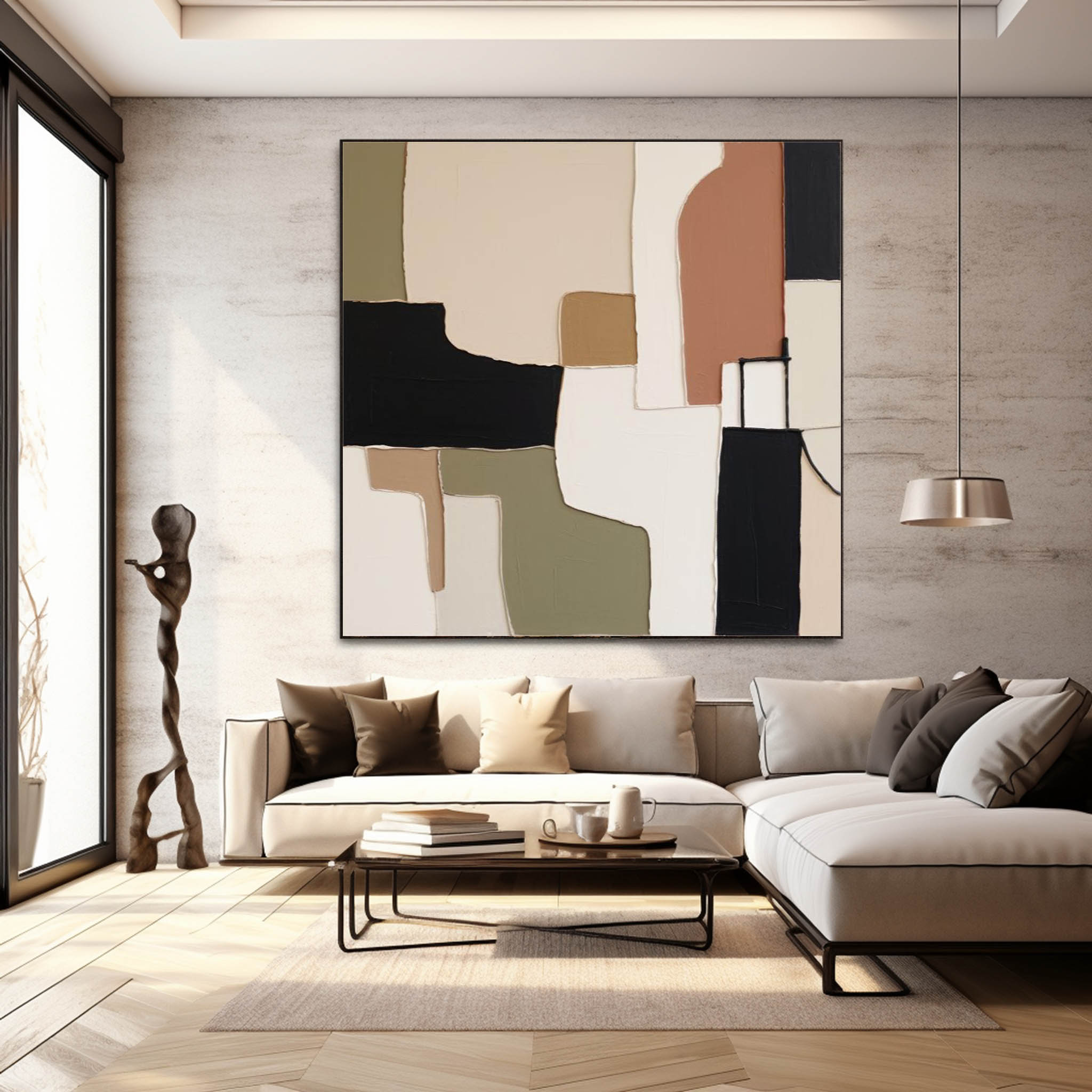 Abstract Canvas Art #AB340