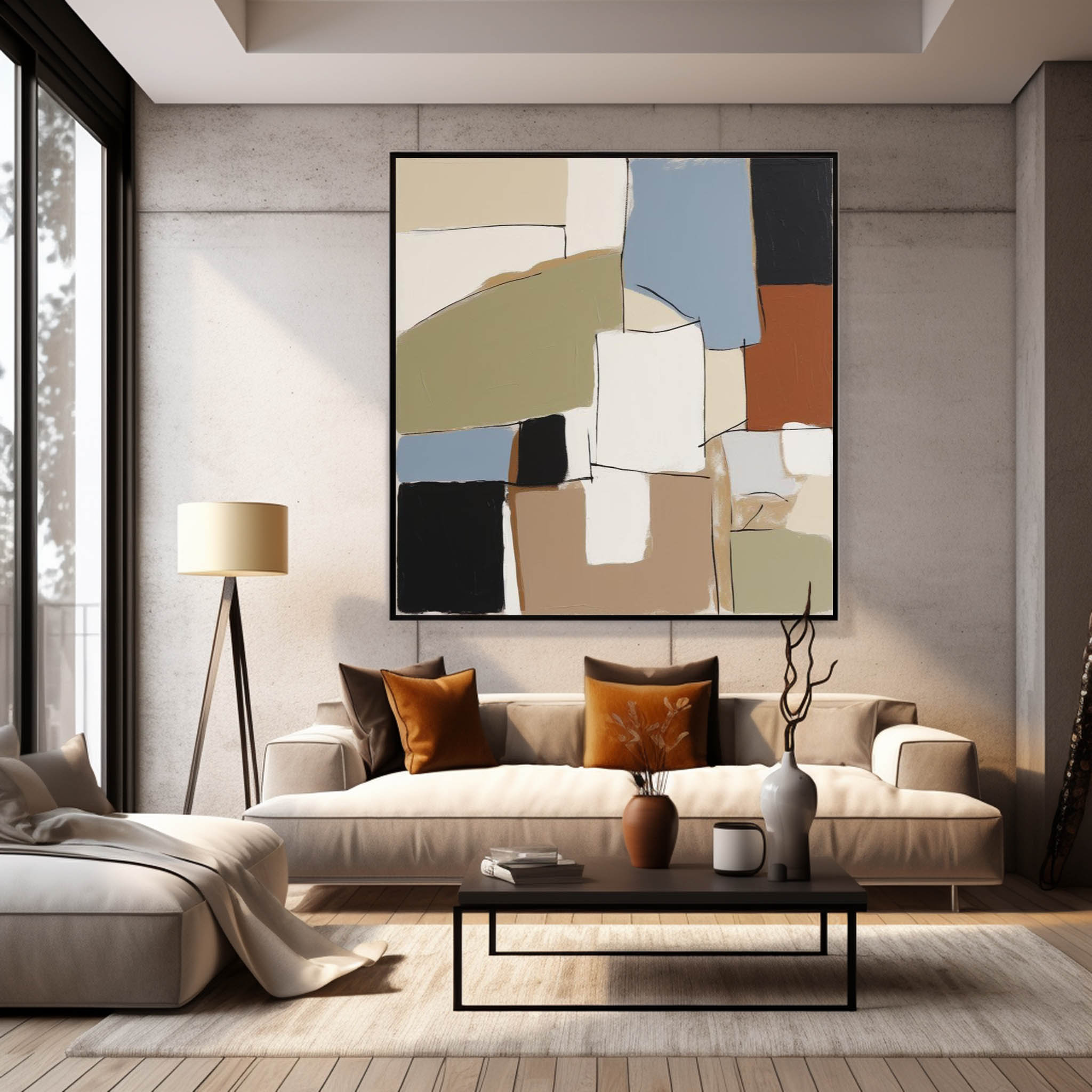 Abstract Canvas Art #AB339