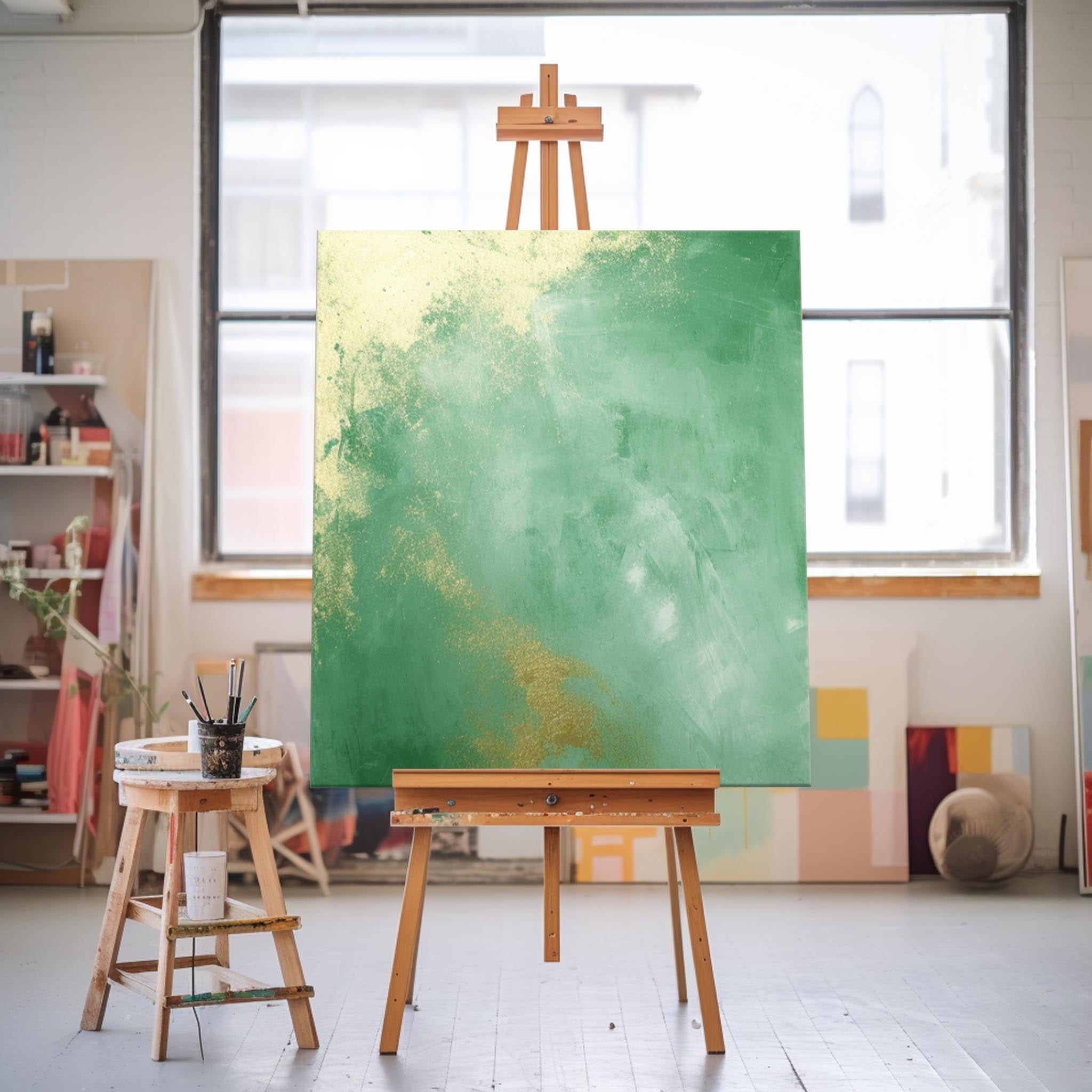 Abstract Canvas Art #AB351