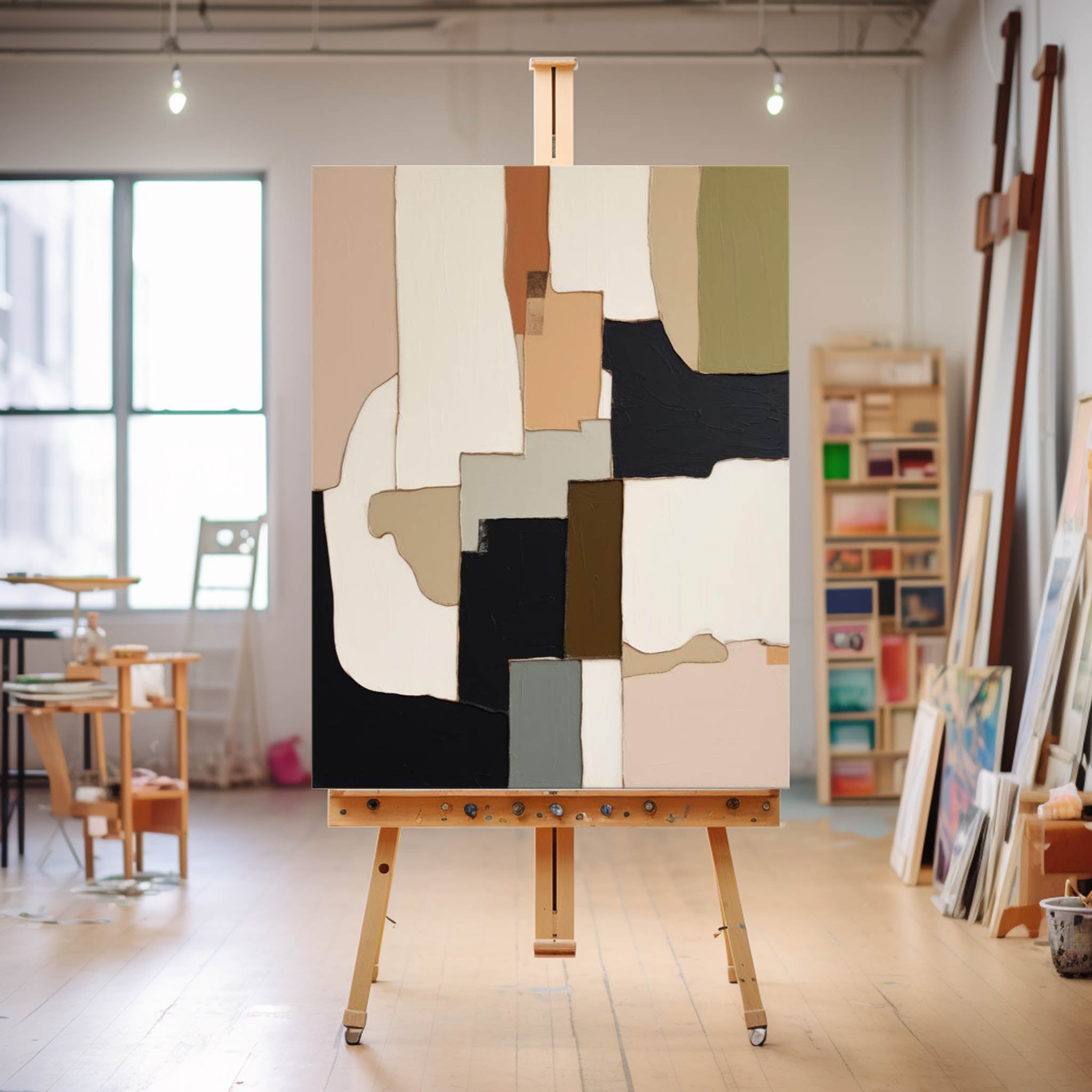 Abstract Canvas Art #AB346