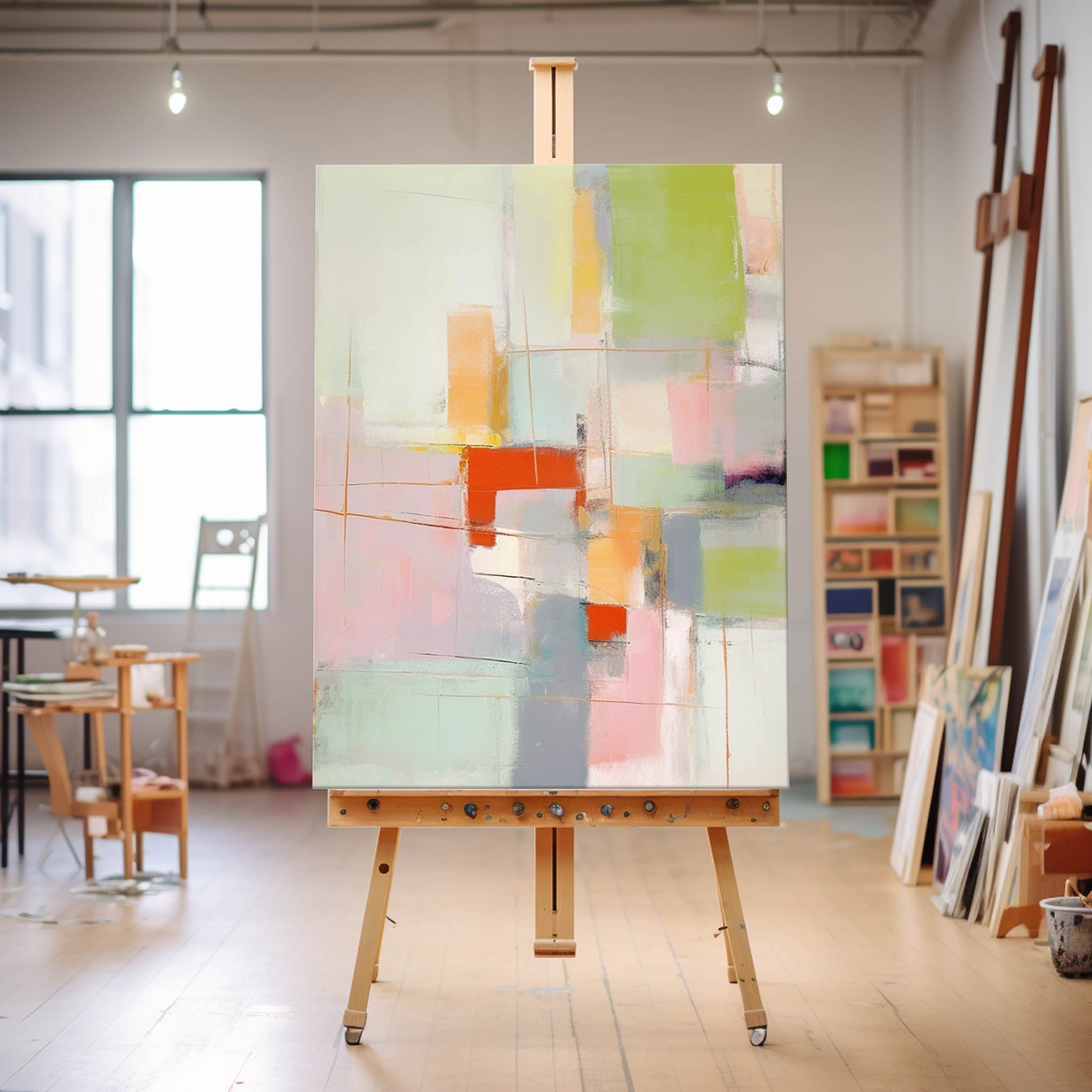 Abstract Canvas Art #AB352