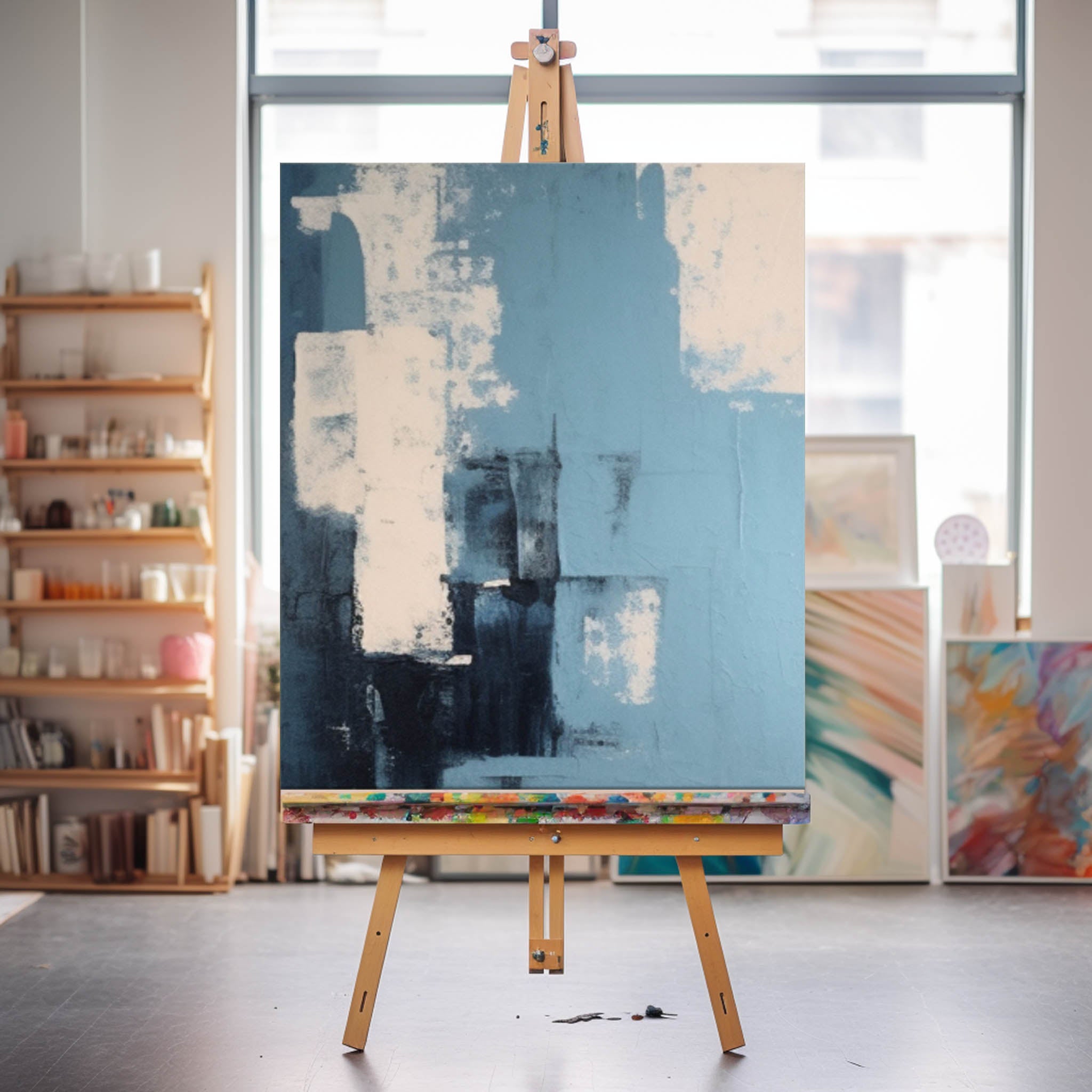 Abstract Canvas Art #AB384