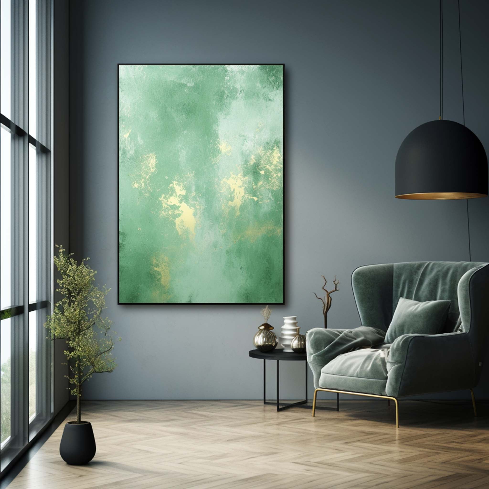 Abstract Canvas Art #AB348
