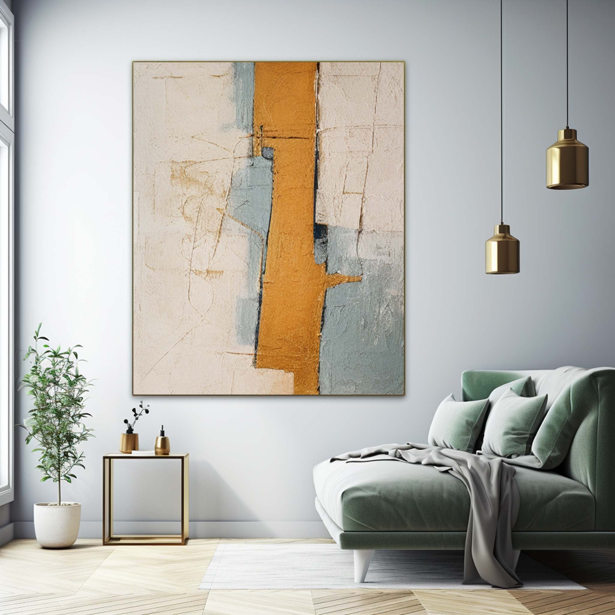 Abstract Canvas Art #AB366