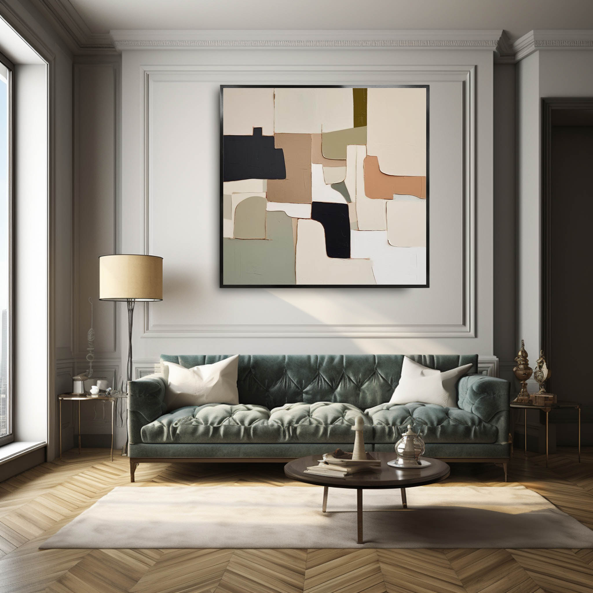 Abstract Canvas Art #AB342