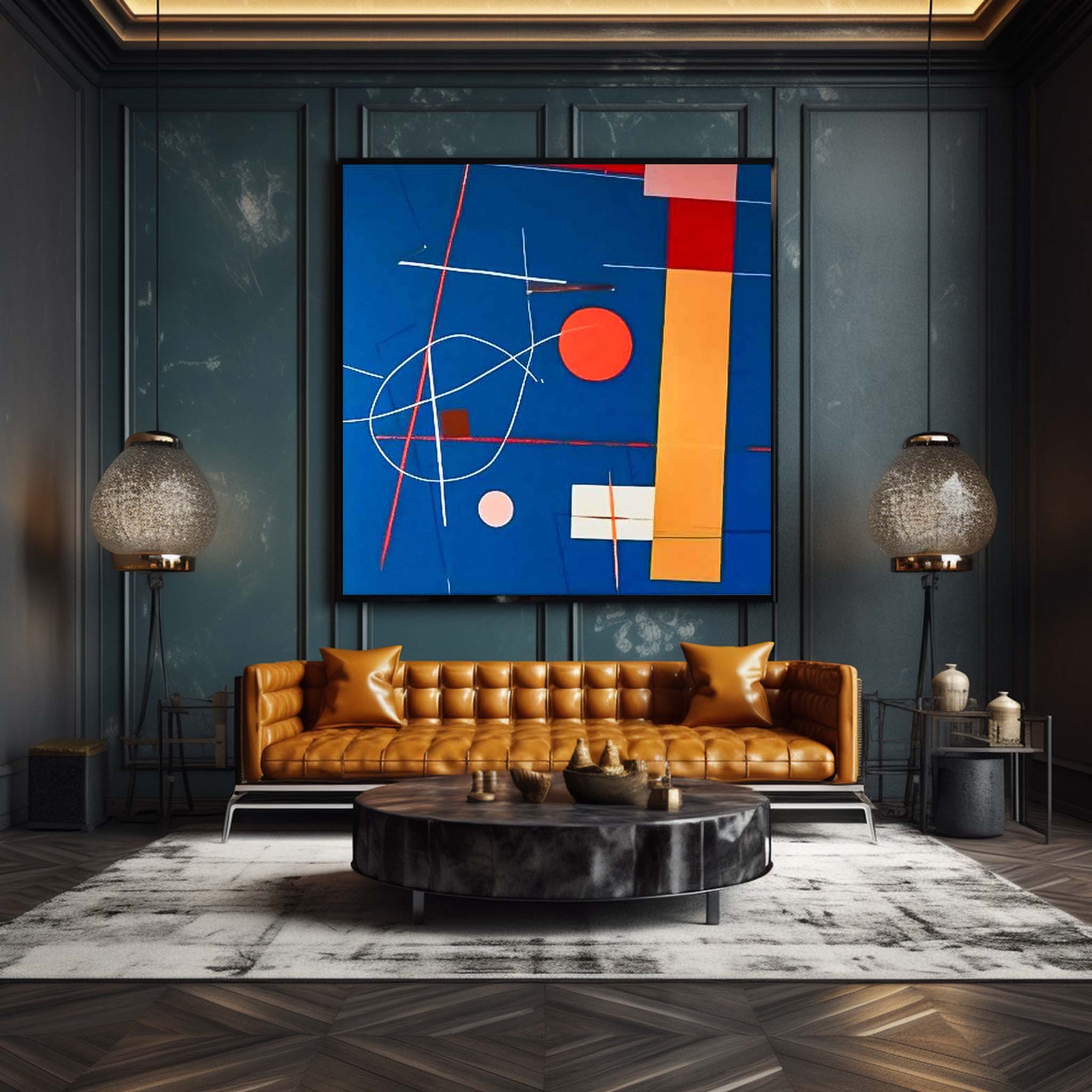 Abstract Canvas Art #AB361