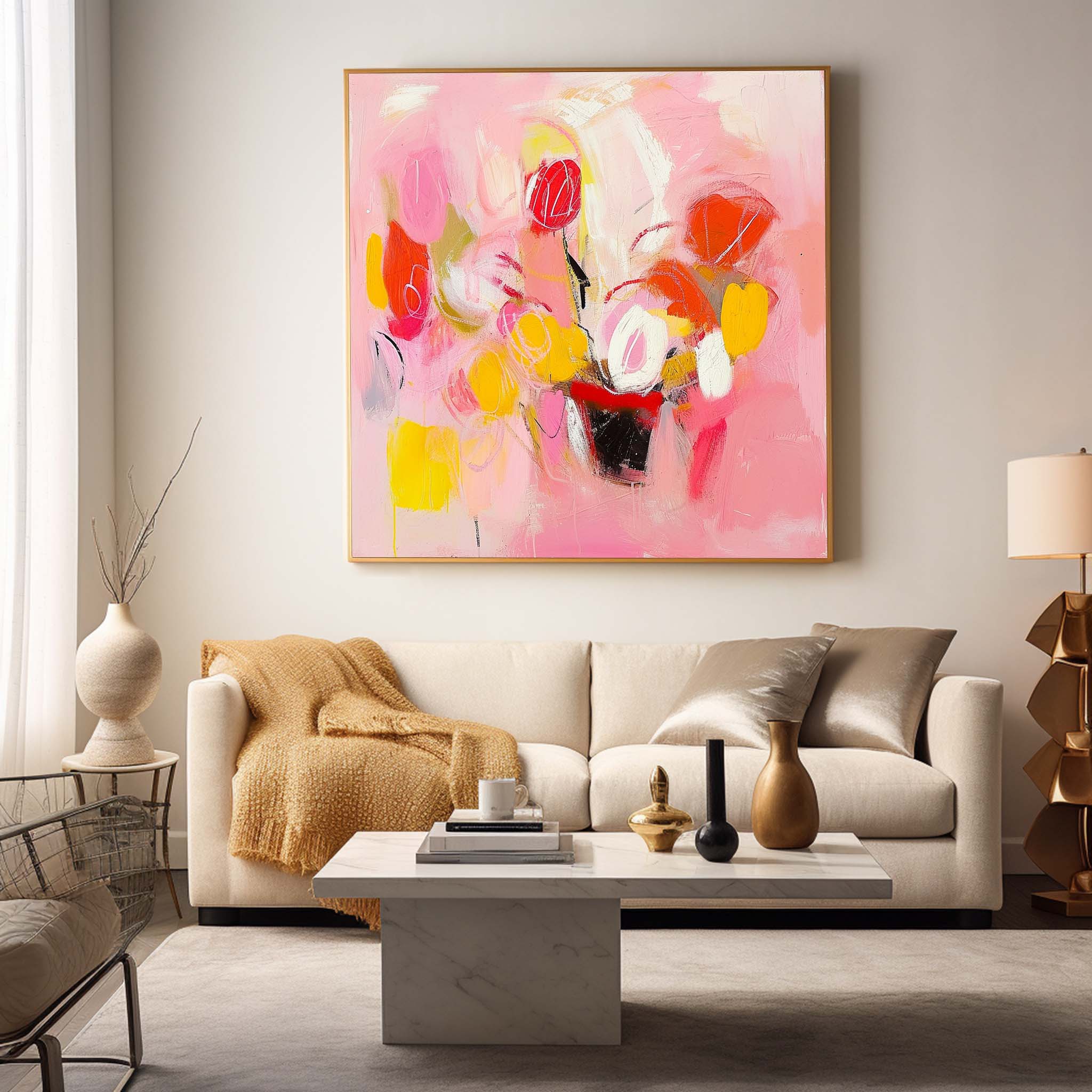 Abstract Canvas Art #AB382