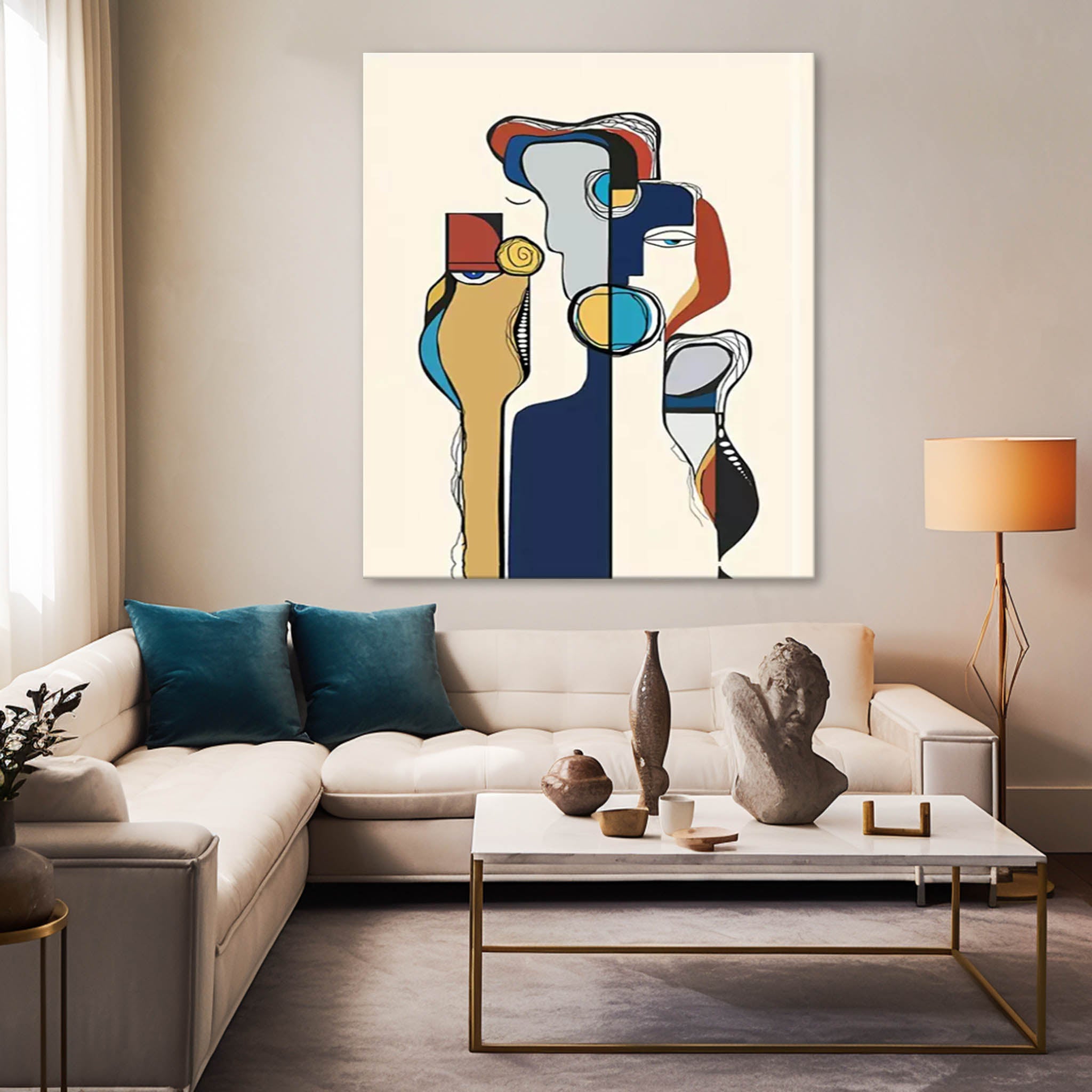 Abstract Canvas Art #AB407