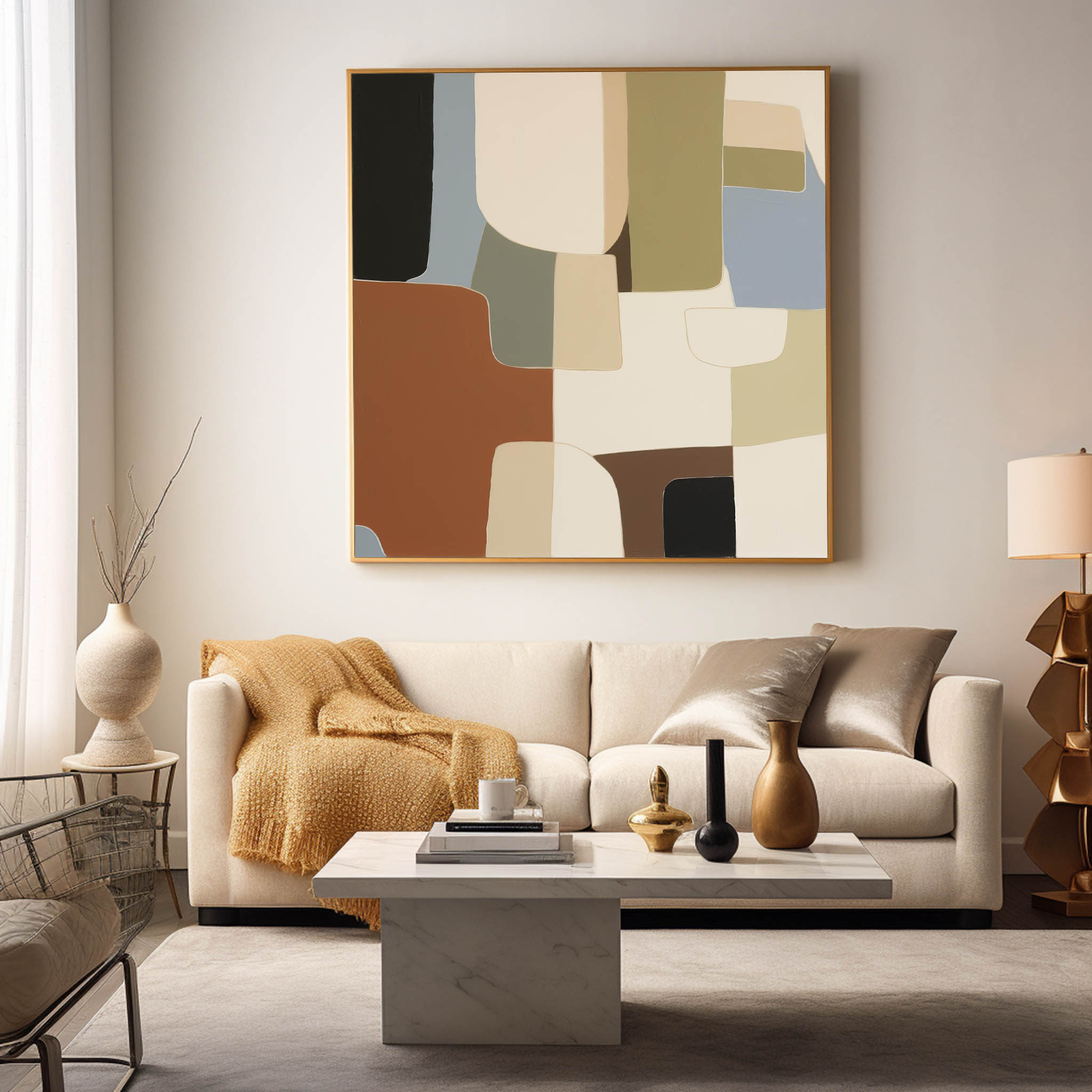 Abstract Canvas Art #AB369