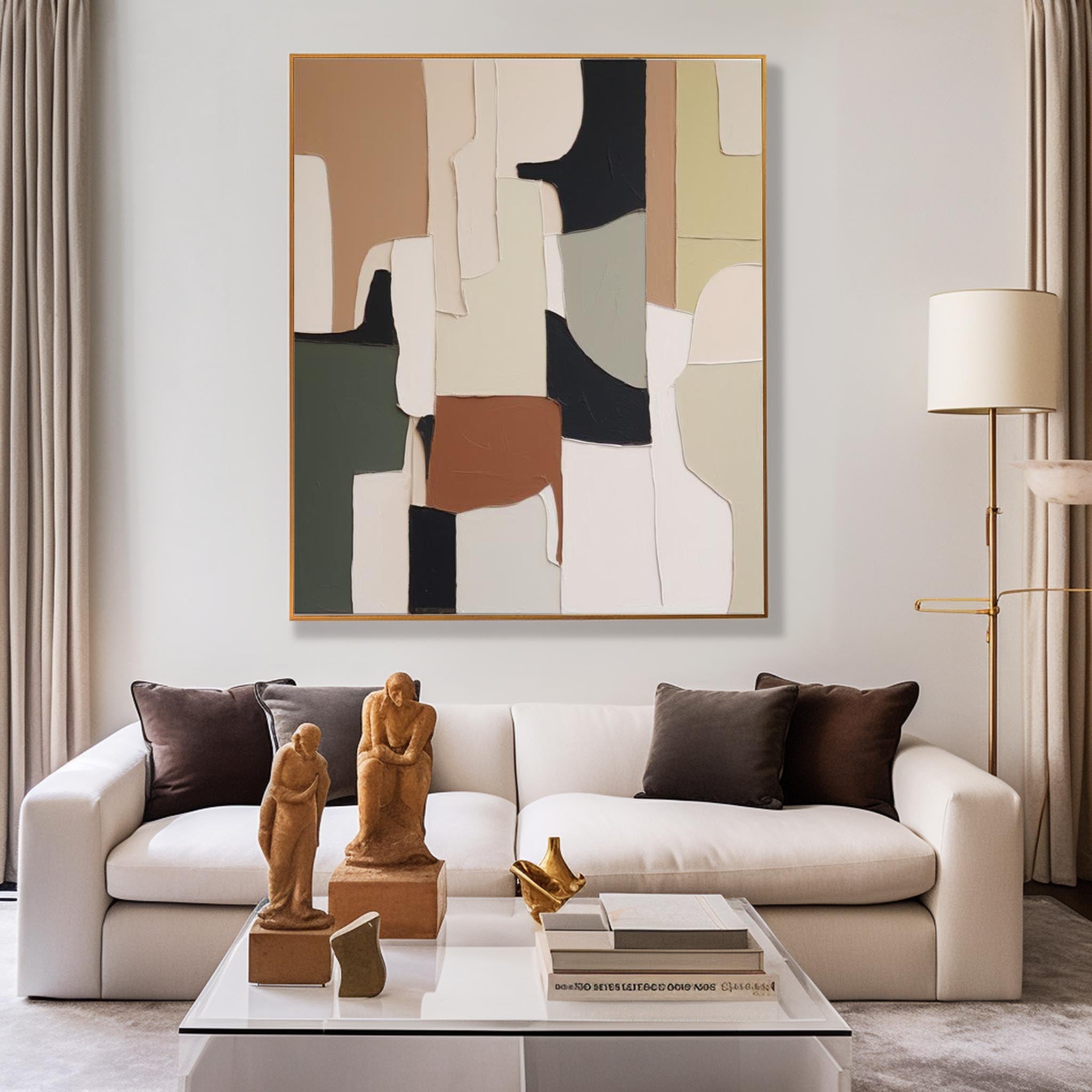 Abstract Canvas Art #AB345
