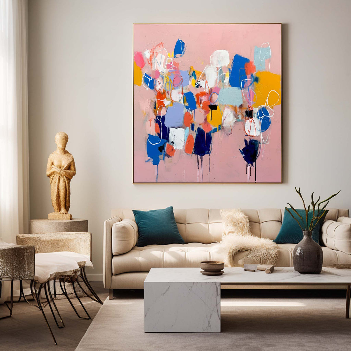 Abstract Canvas Art #AB374