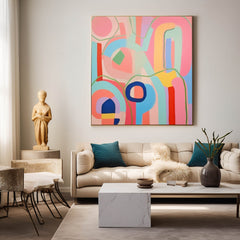 Abstract Canvas Art #AB439