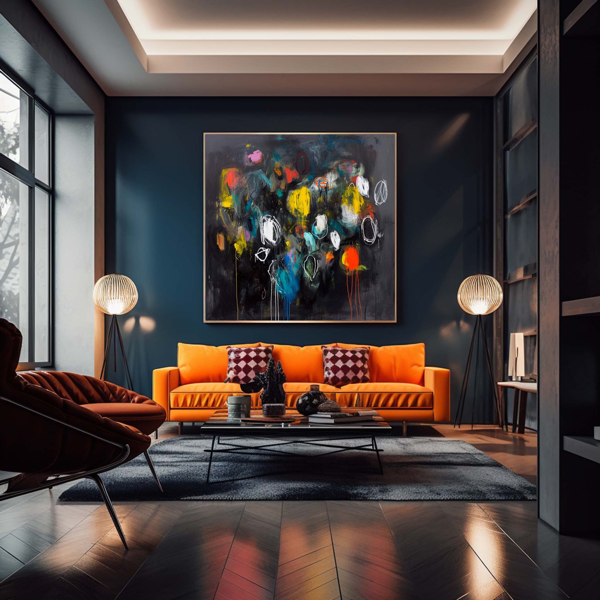 Abstract Canvas Art #AB375