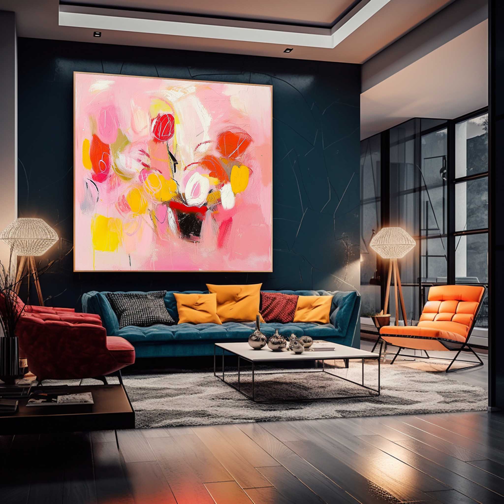 Abstract Canvas Art #AB382