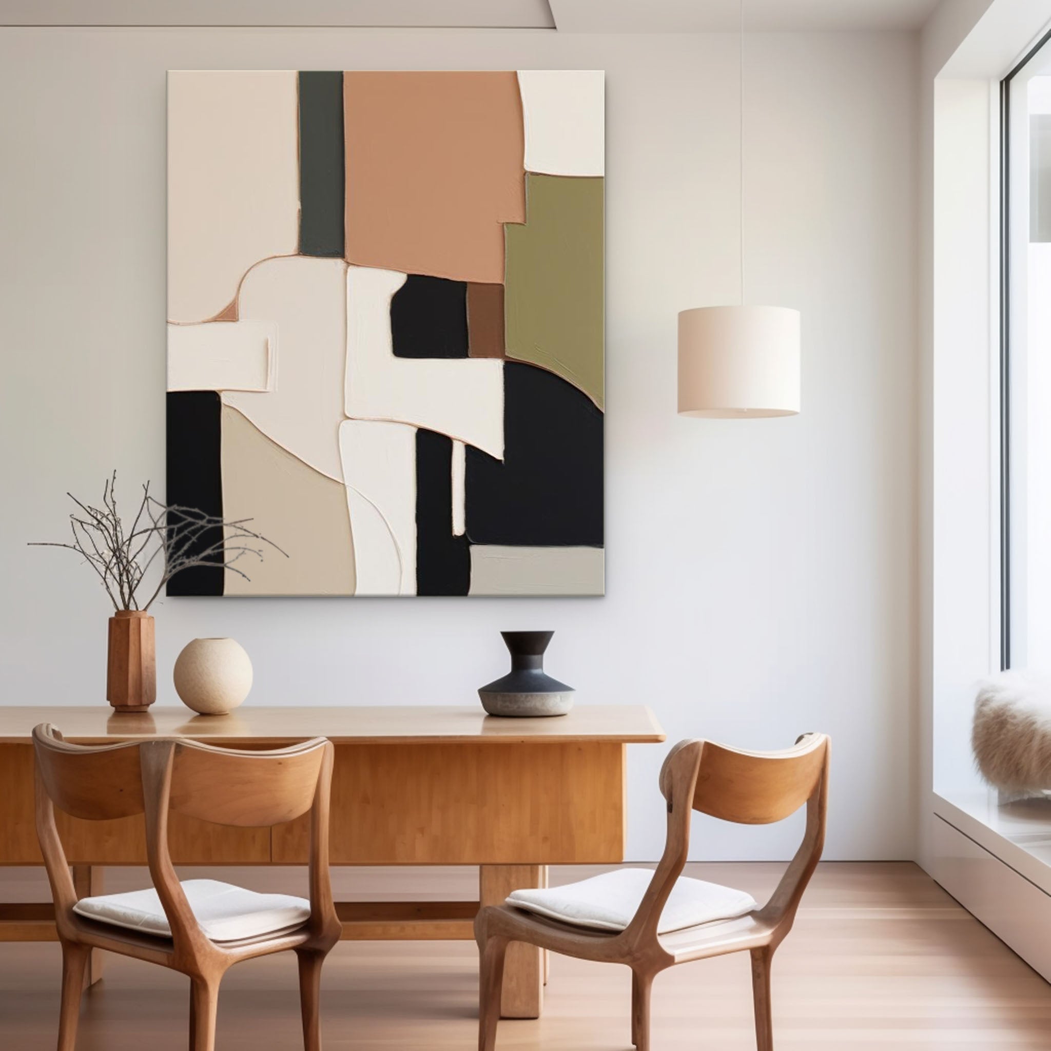 Abstract Canvas Art #AB343