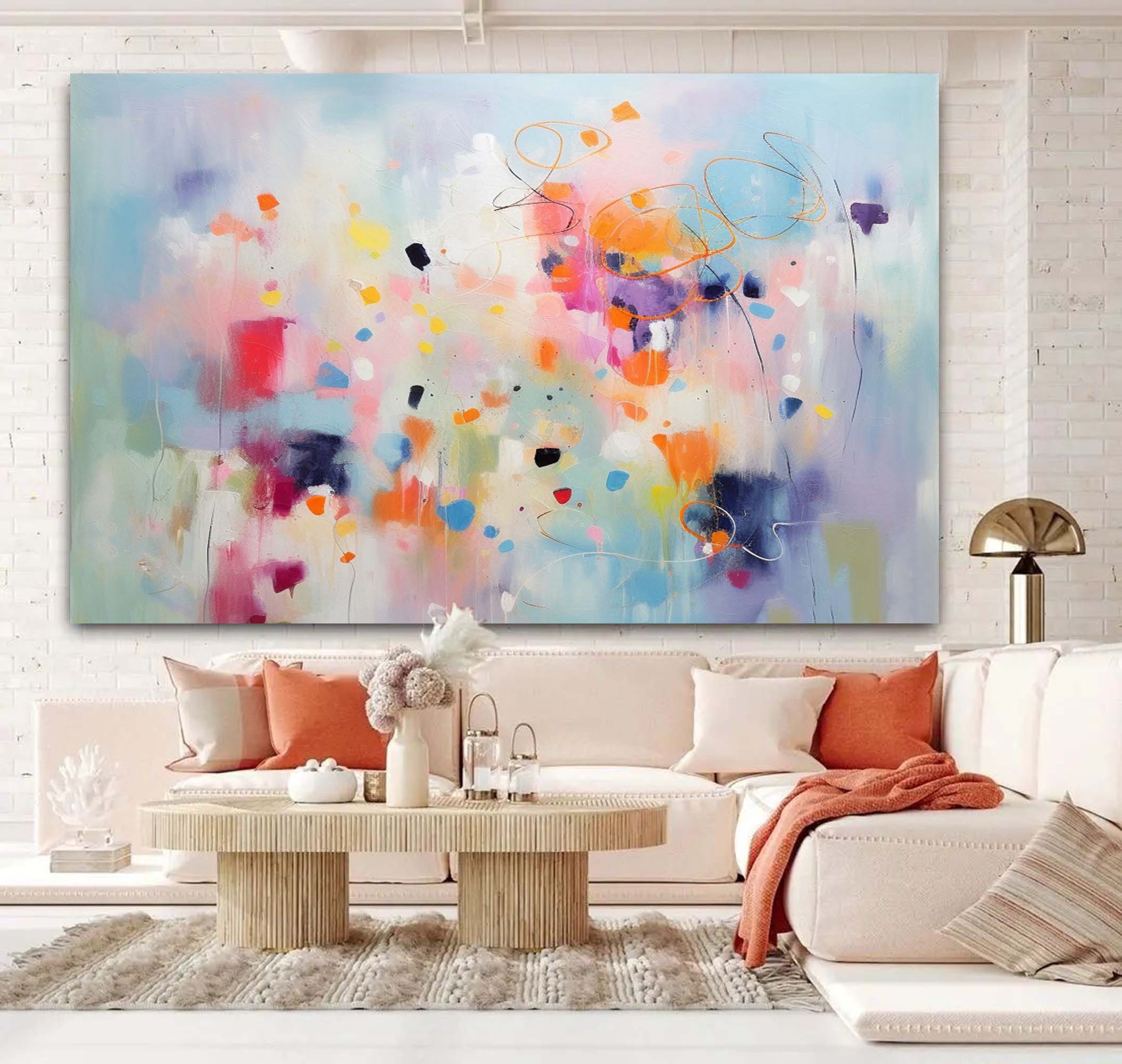 Abstract Canvas Art #AB187