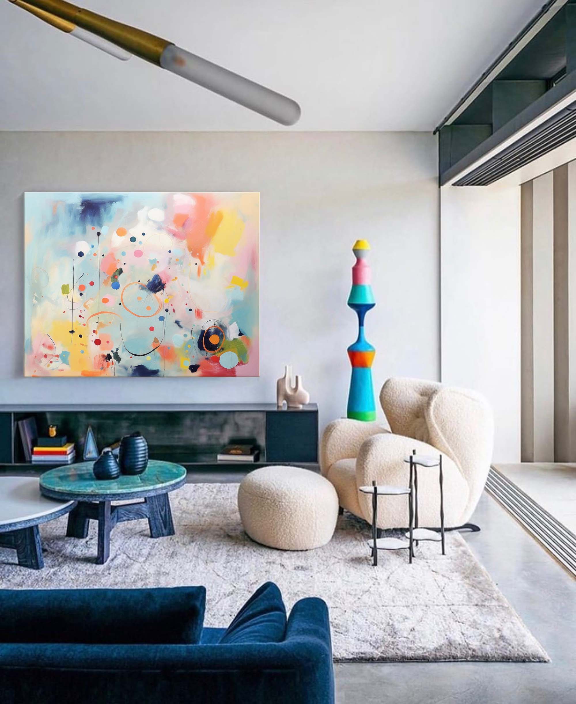 Abstract Canvas Art #AB189