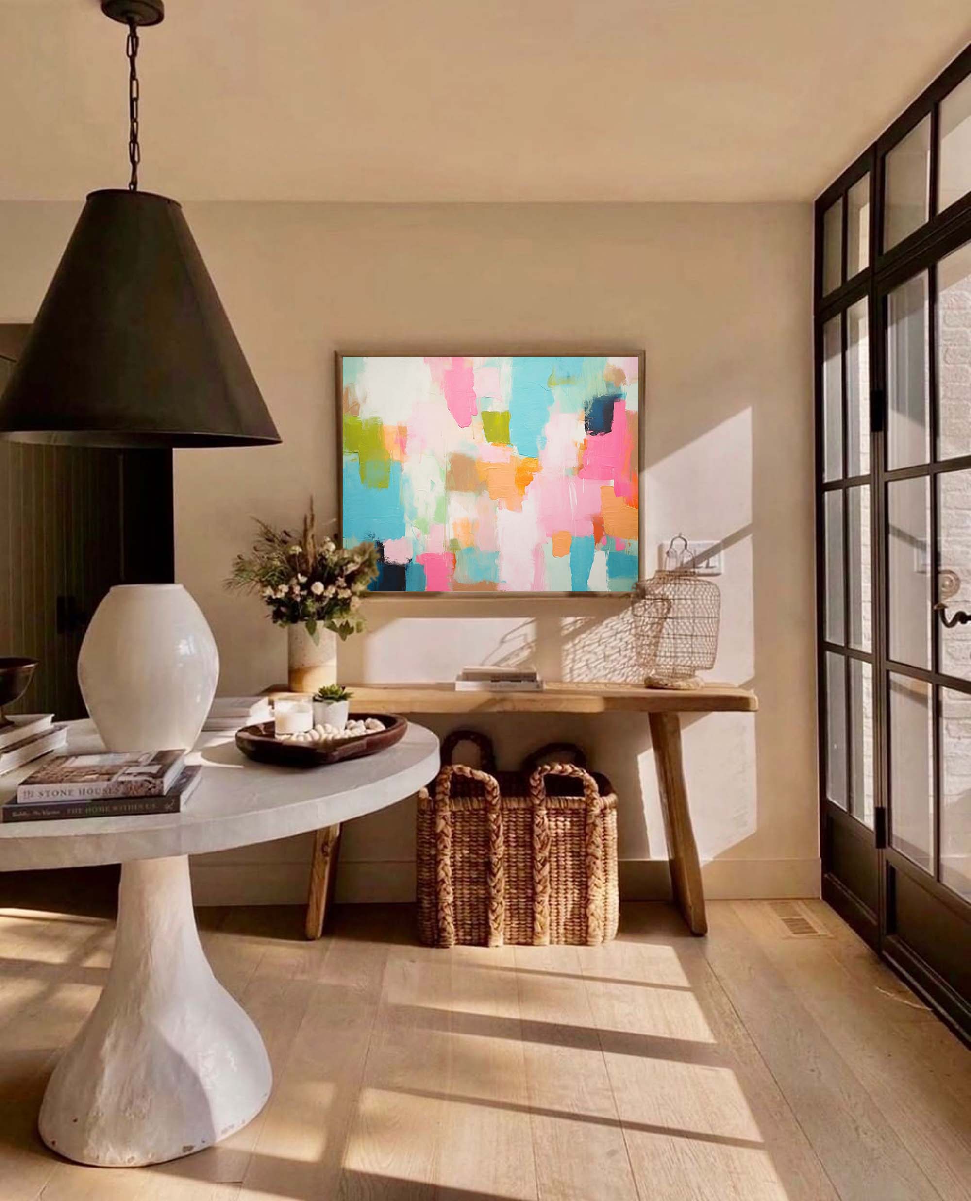 Abstract Canvas Art #AB263