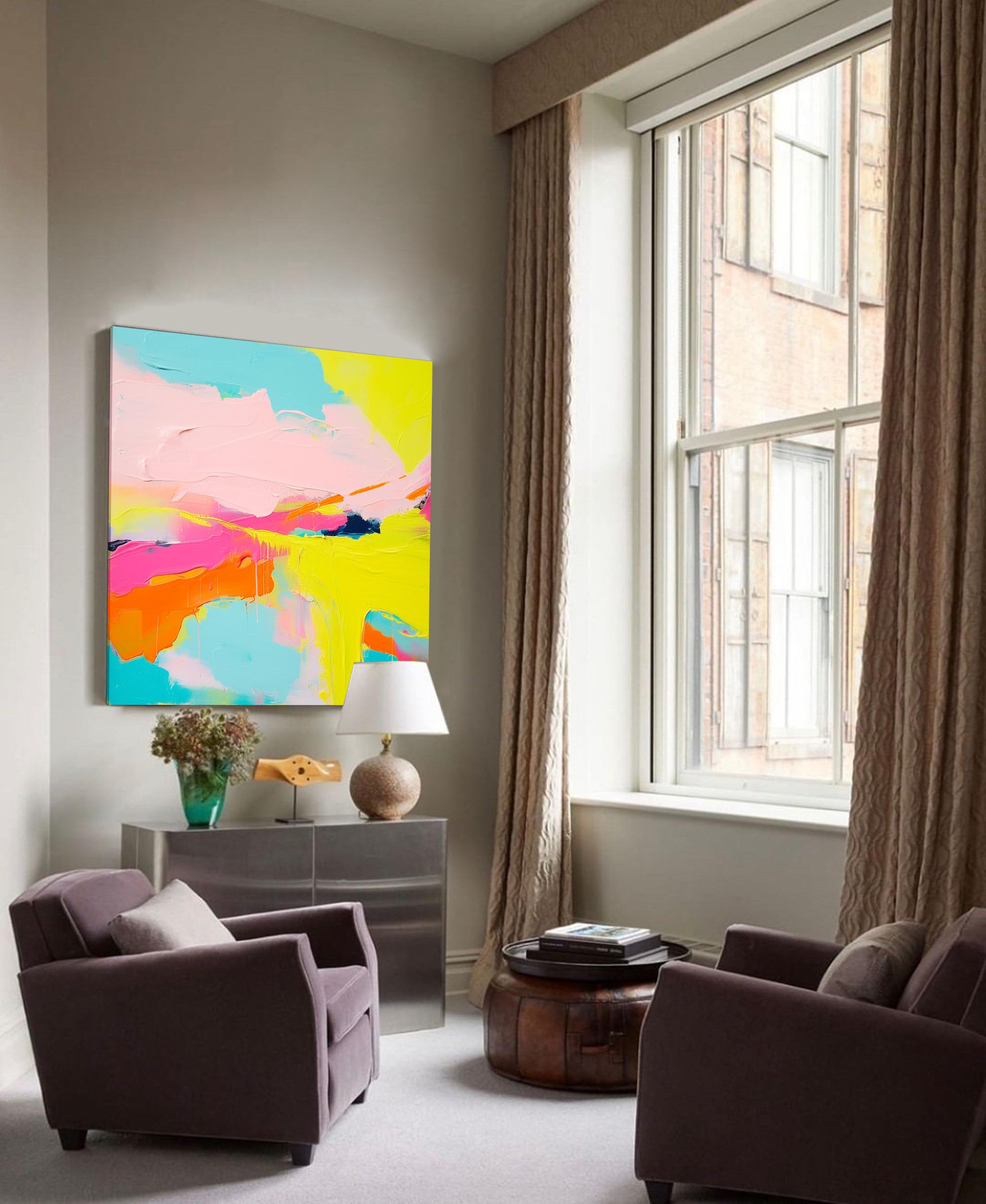 Abstract Canvas Art #AB272