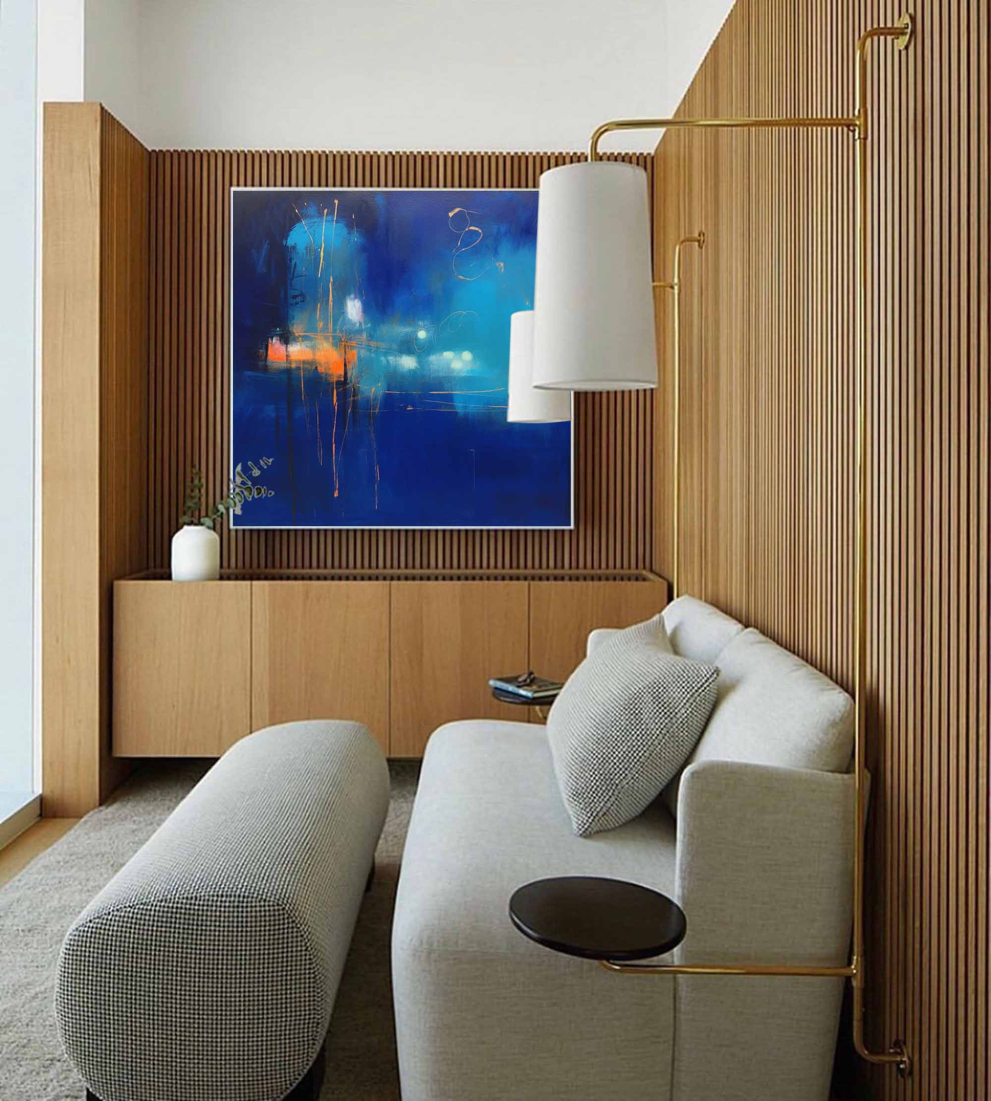 Abstract Canvas Art #AB209