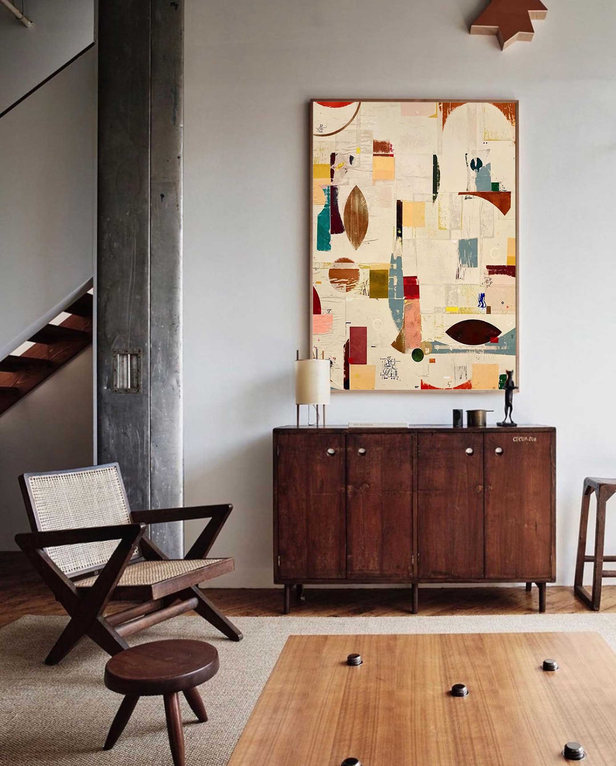 Geometric Canvas Art #GE001