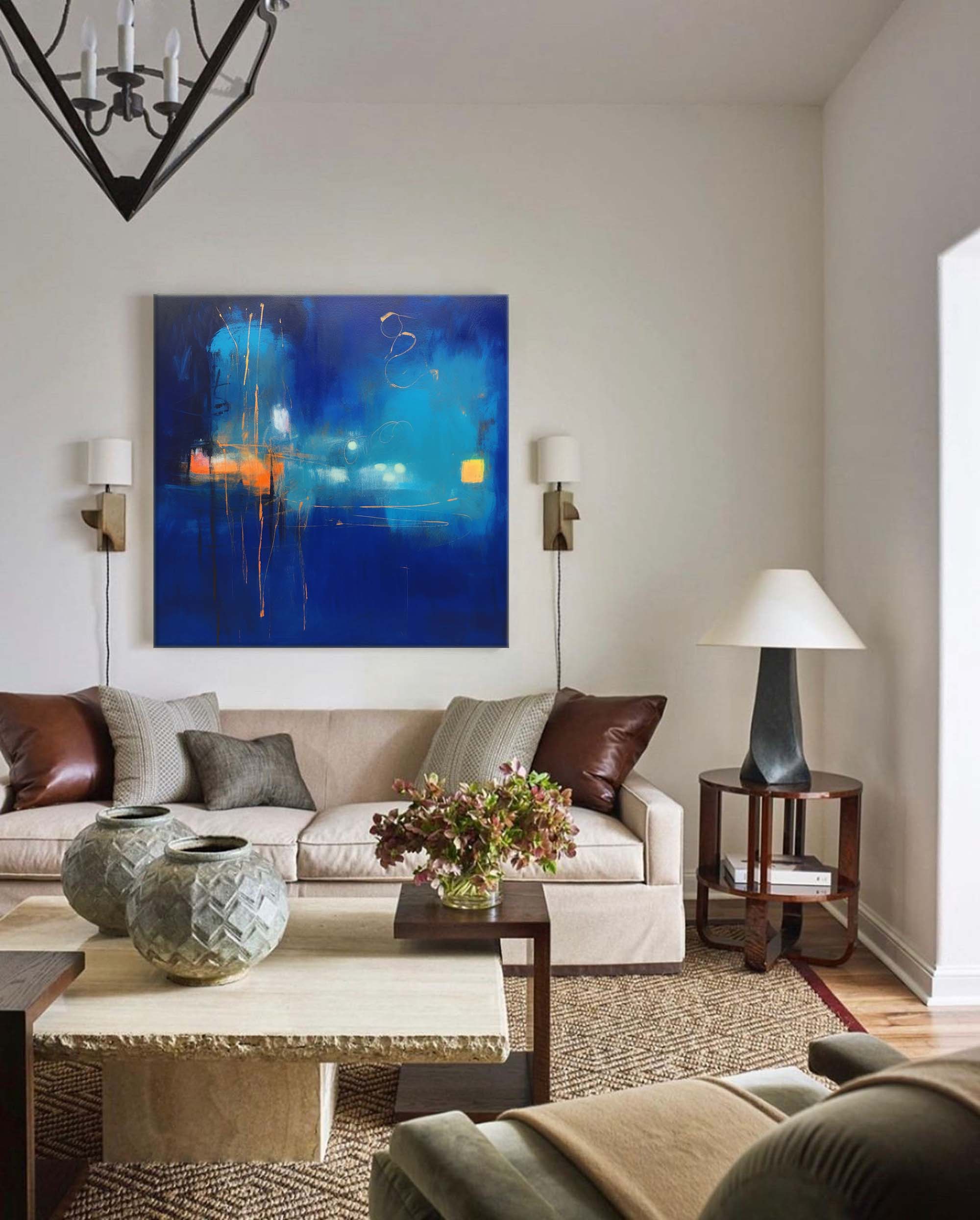 Abstract Canvas Art #AB209