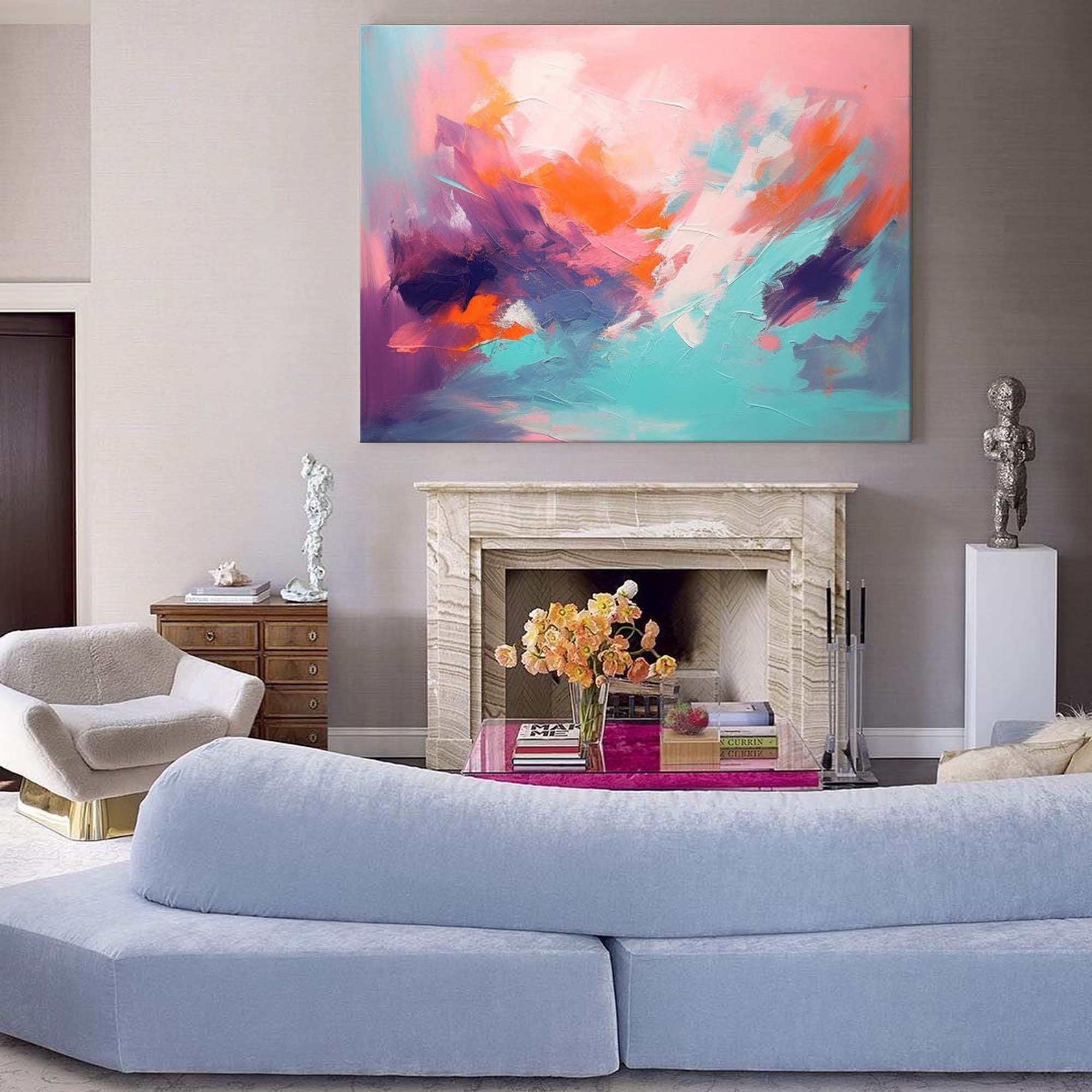 Abstract Canvas Art #AB262